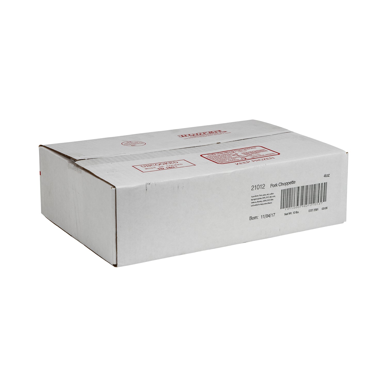 Pork Healthy Answer Choppee 4 Ounce Size - 40 Per Case.