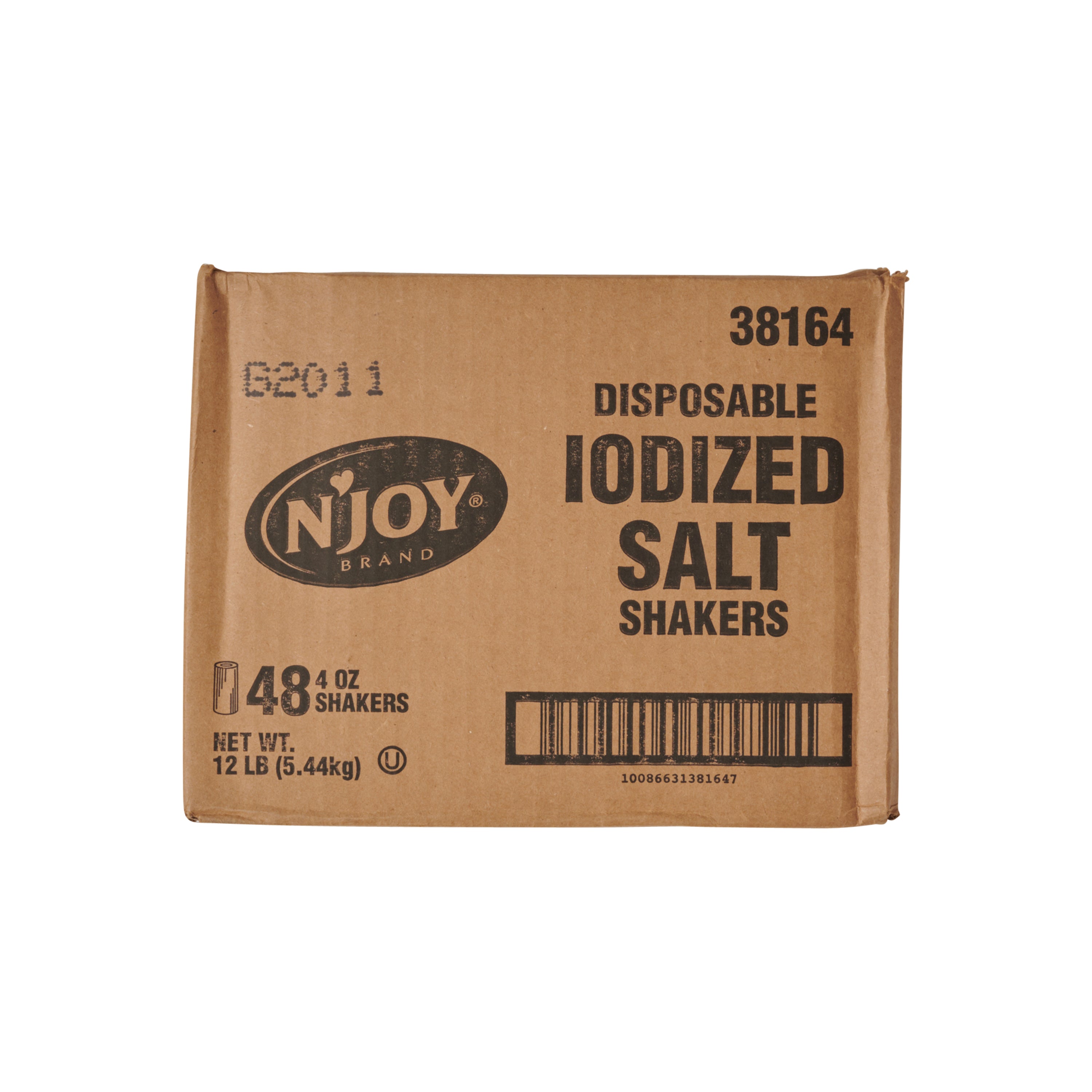 N'joy Salt Shaker Disposable 4 Ounce Size - 48 Per Case.