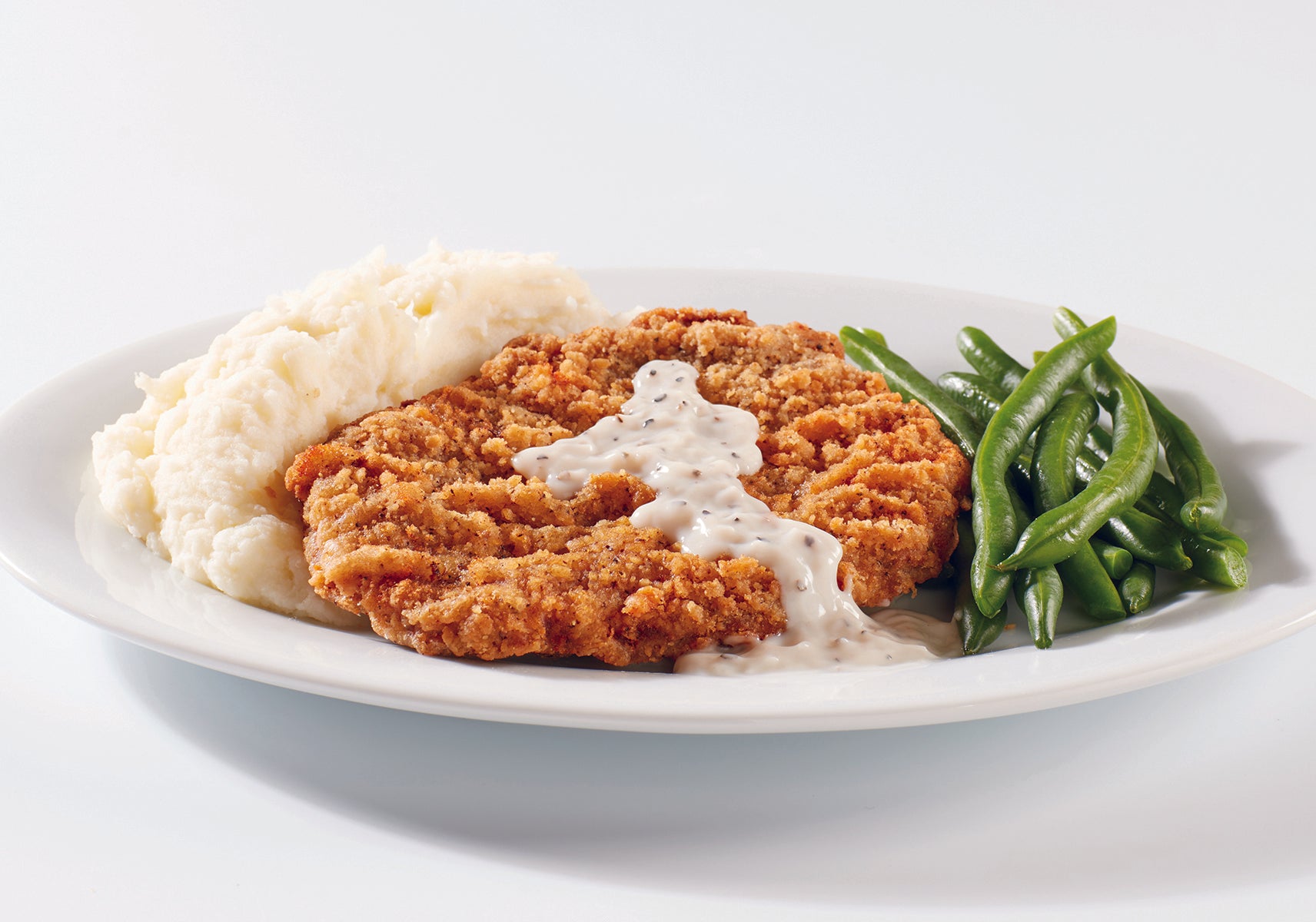 Beef Patty Country Steak Breaded 5.33 Ounce Size - 30 Per Case.