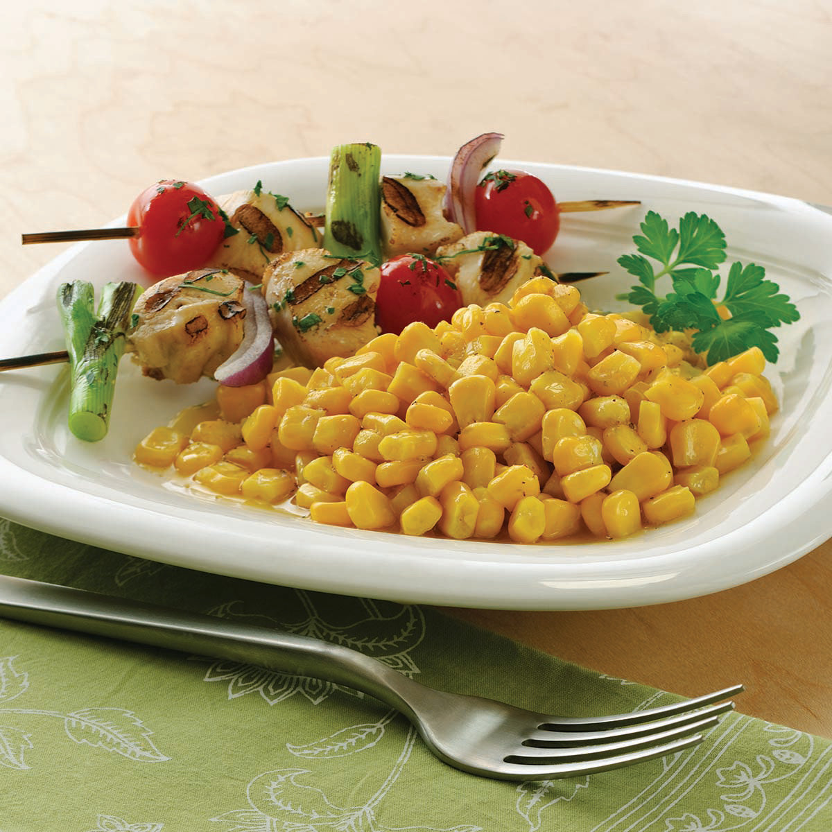 Simplot Simple Goodness Classic Vegetables Cut Corn Golden Jubilee 2.5 Pound Each - 12 Per Case.