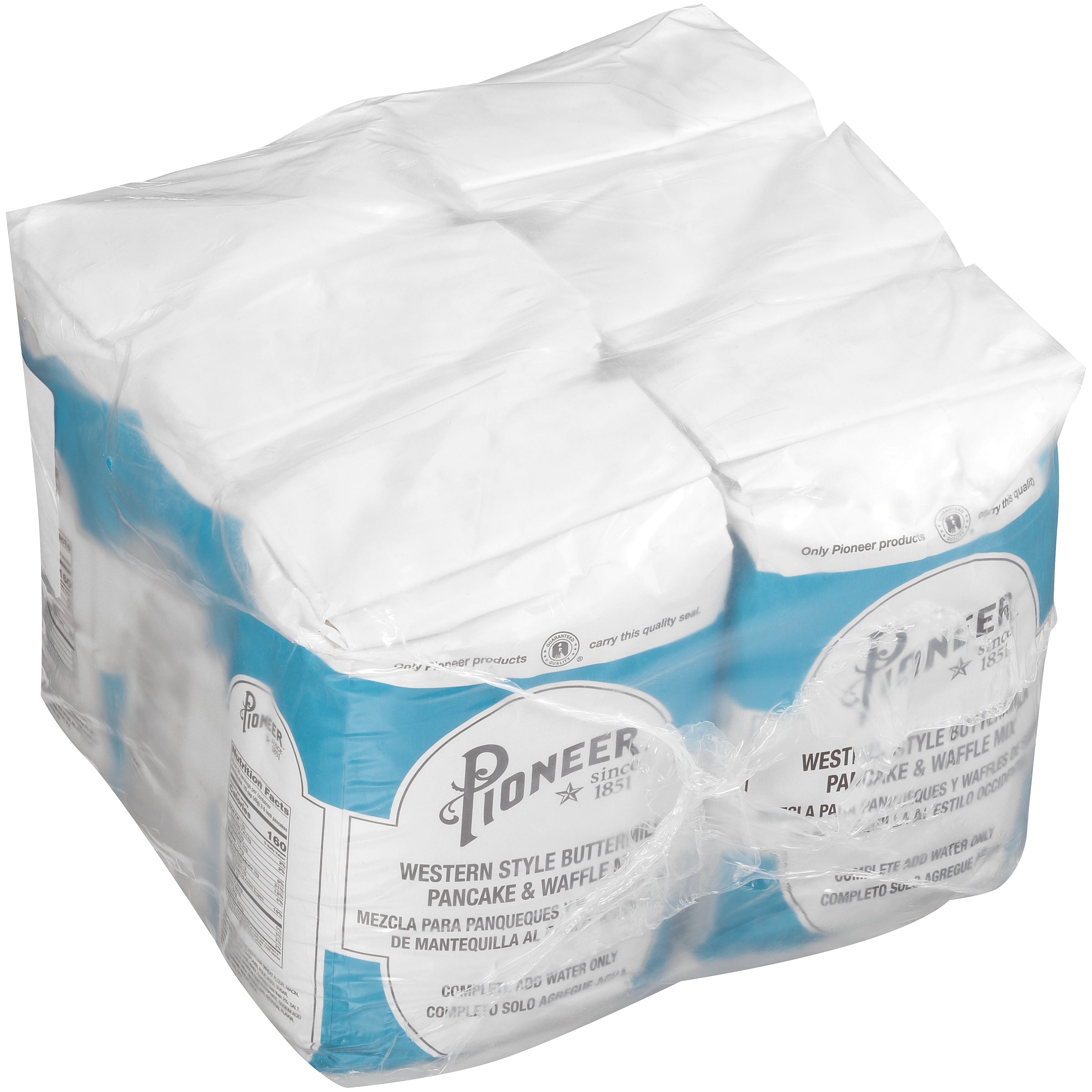 Pioneer Western Style Buttermilk Pancake & Waffle Mix 5 Pound Each - 6 Per Case.