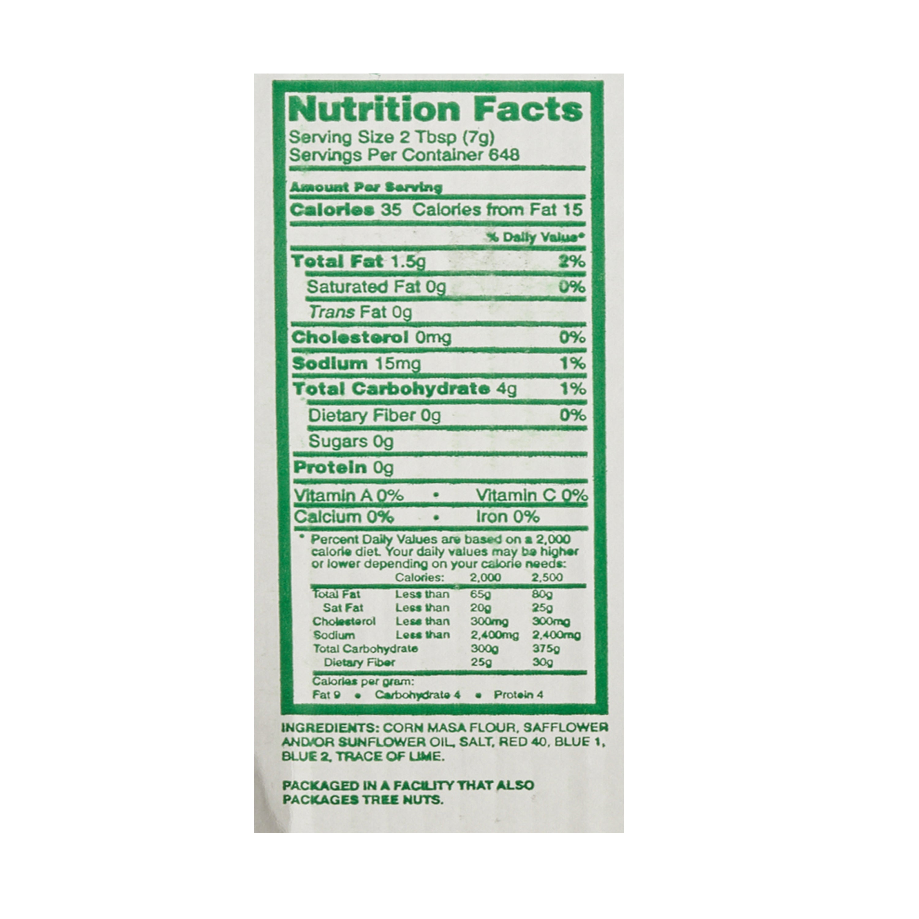 Fresh Gourmet Salad Topping Tri-Color Tortilla Strips 1 Pound Each - 10 Per Case.