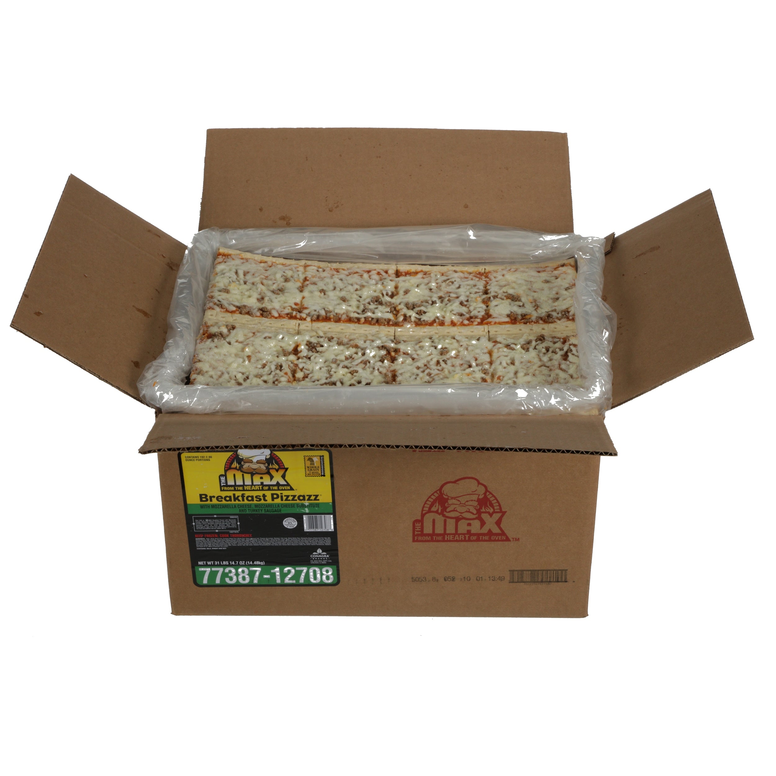 Breakfast Pizzazz Turkey Sausage Whole Grain 2.66 Ounce Size - 192 Per Case.