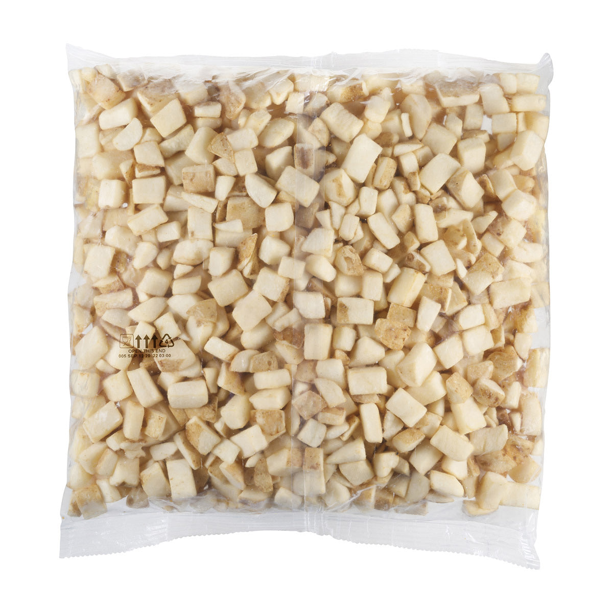 Simplot Skincredibles 8"x4"x4" Potato Chunks Skin On 6 Pound Each - 6 Per Case.