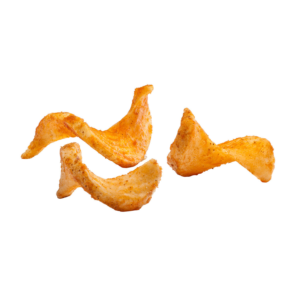 Simplot Sidewinders Fries Seasonedcrisp Brandjr Buffalos Batter Original Cut 4 Pound Each - 6 Per Case.