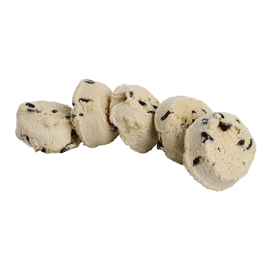 Chocolate Chip Frozen Cookie Dough 1.26 Ounce Size - 240 Per Case.