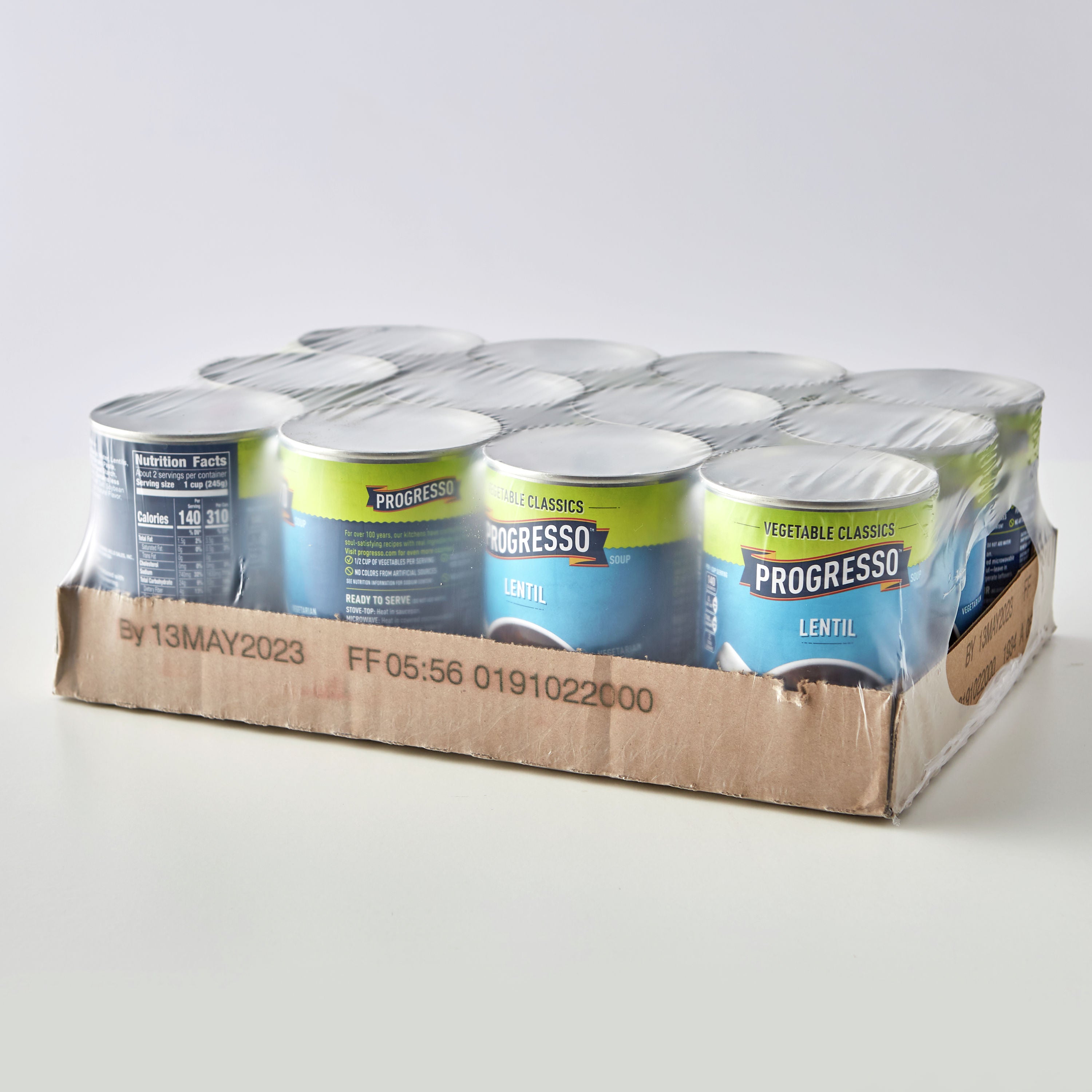 Progresso™ Soup Vegetable Lentil 19 Ounce Size - 12 Per Case.