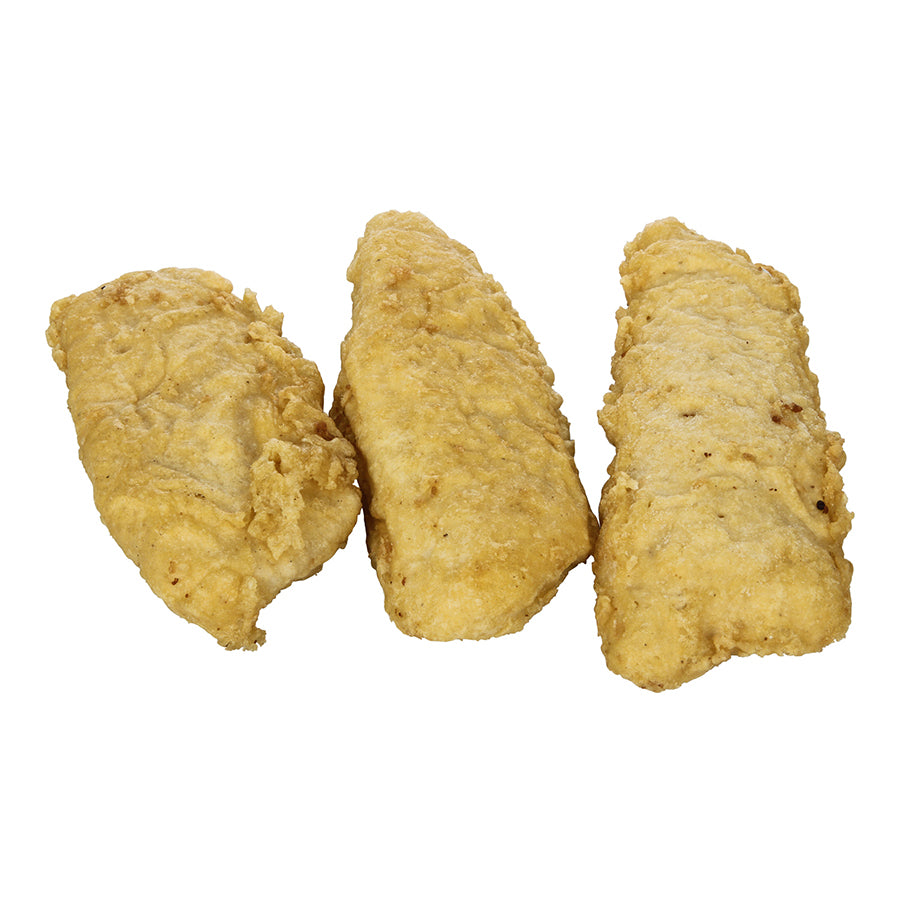 Beer Battered Natural Cut Cod Portions 10 Pound Each - 1 Per Case.