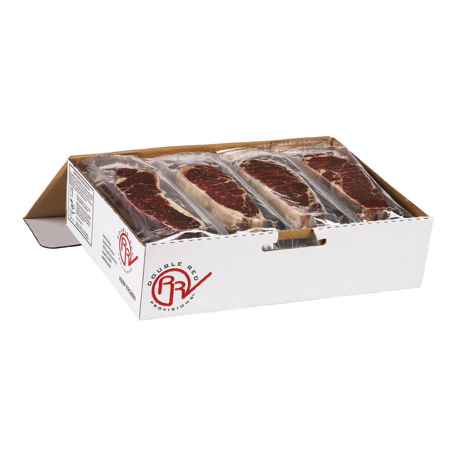 Beef New York Strip Steak Tenderized Extra Value 8 Ounce Size - 20 Per Case.