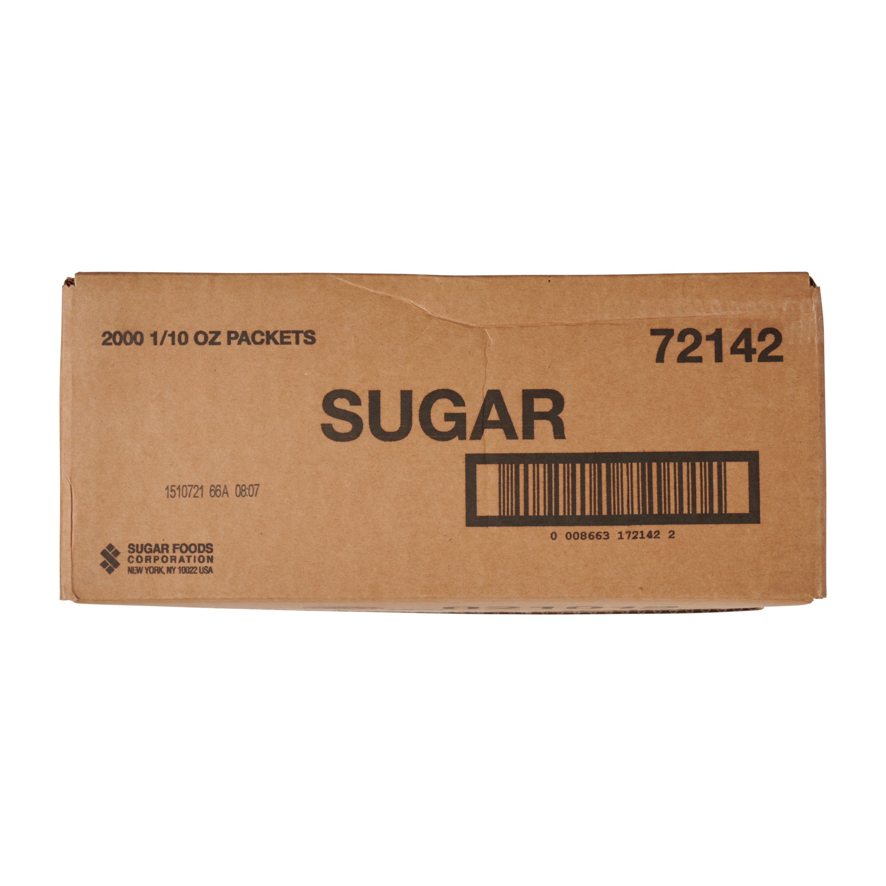 Sugar Foods Mil Sugar 0.1 Ounce Size - 12.5 Pound Per Case.