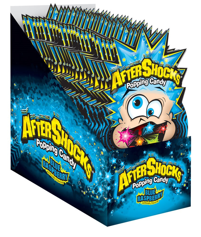 Aftershocks Popping Candy The Pop That Will Not Stop 0.33 Ounce Size - 192 Per Case.