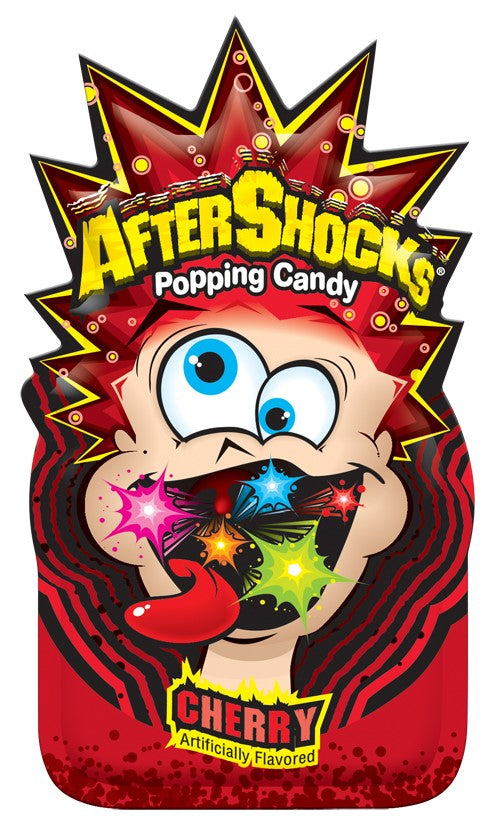 Aftershocks Popping Candy The Pop That Will Not Stop 0.33 Ounce Size - 192 Per Case.