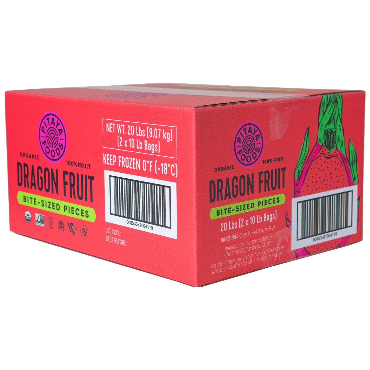 Red Dragon Fruit Box (Pitaya)