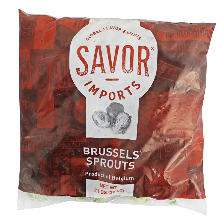 Brussel Sprout Individual Quick Frozen 2 Pound Each - 12 Per Case.