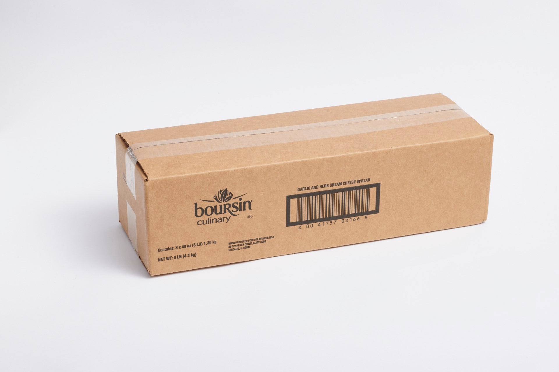 Boursin Garlic & Herb Culinary 48 Ounce Size - 3 Per Case.