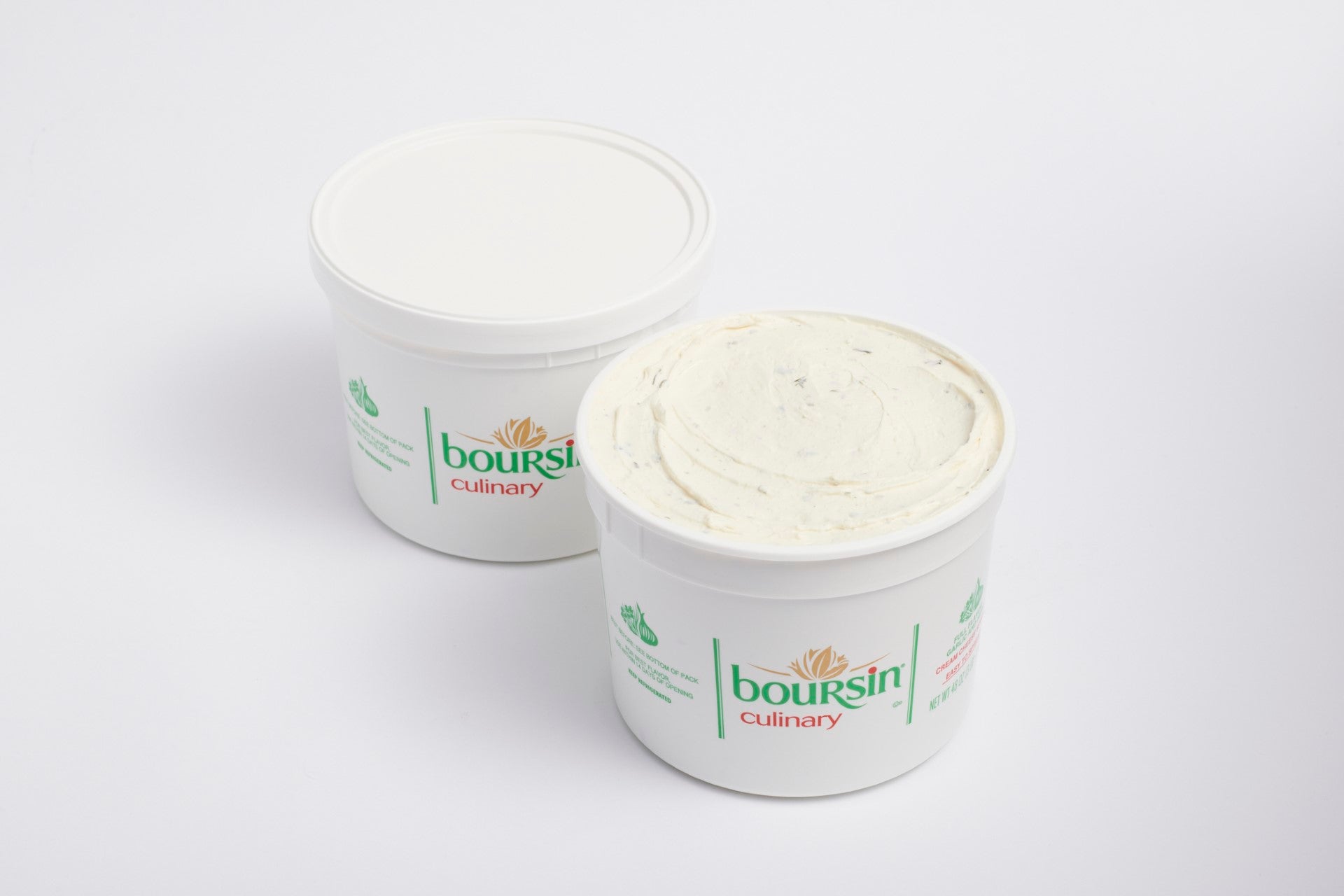 Boursin Garlic & Herb Culinary 48 Ounce Size - 3 Per Case.