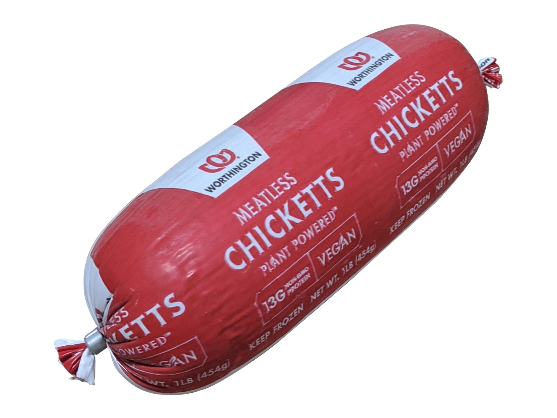 Worthington Chickettes Chicken Roll Plant Based 12-1 Pound Kosher; Vegan 12-1 Pound