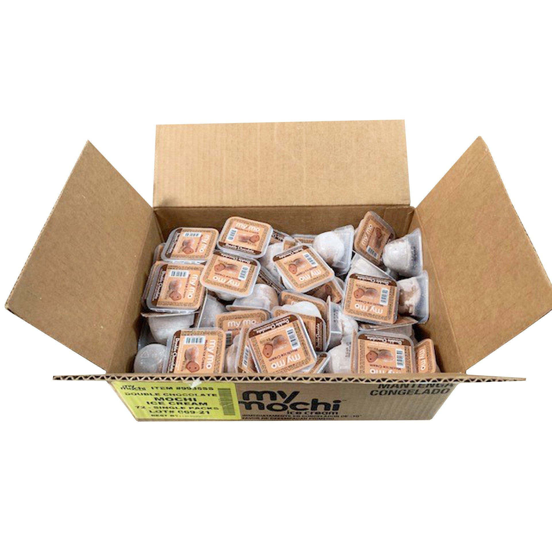 Mymochi Double Chocolate Mochi Ice Cream 1.5 Ounce Size - 72 Per Case.