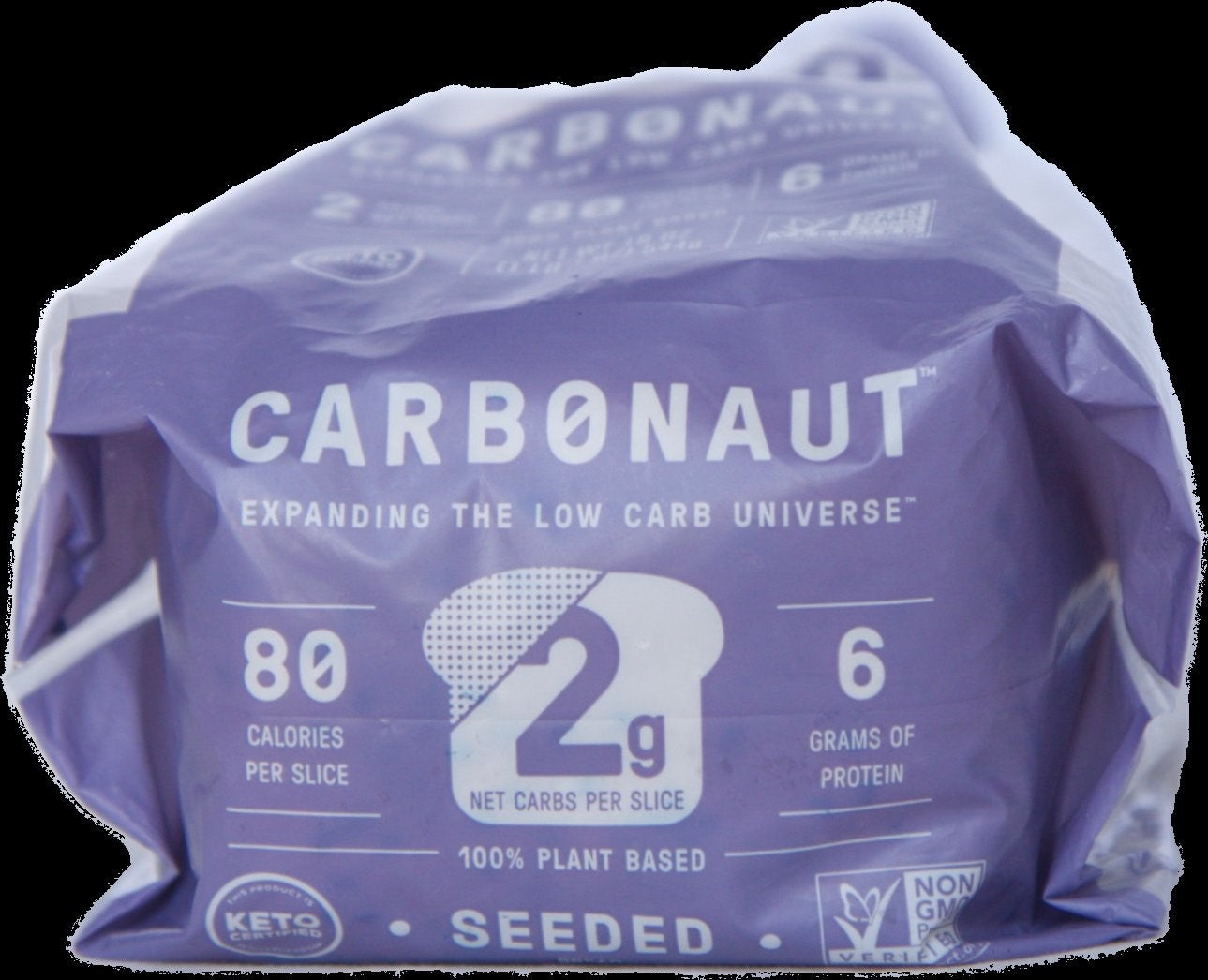 Carbonaut Low Carb Seeded Bread 19 Ounce Size - 8 Per Case.