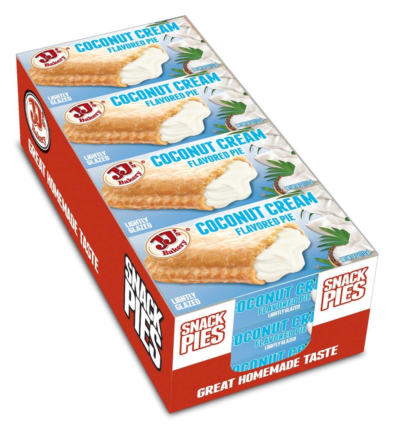 Jj's Bakery Coconut Cream4 Ounce Size - 48 Per Case.