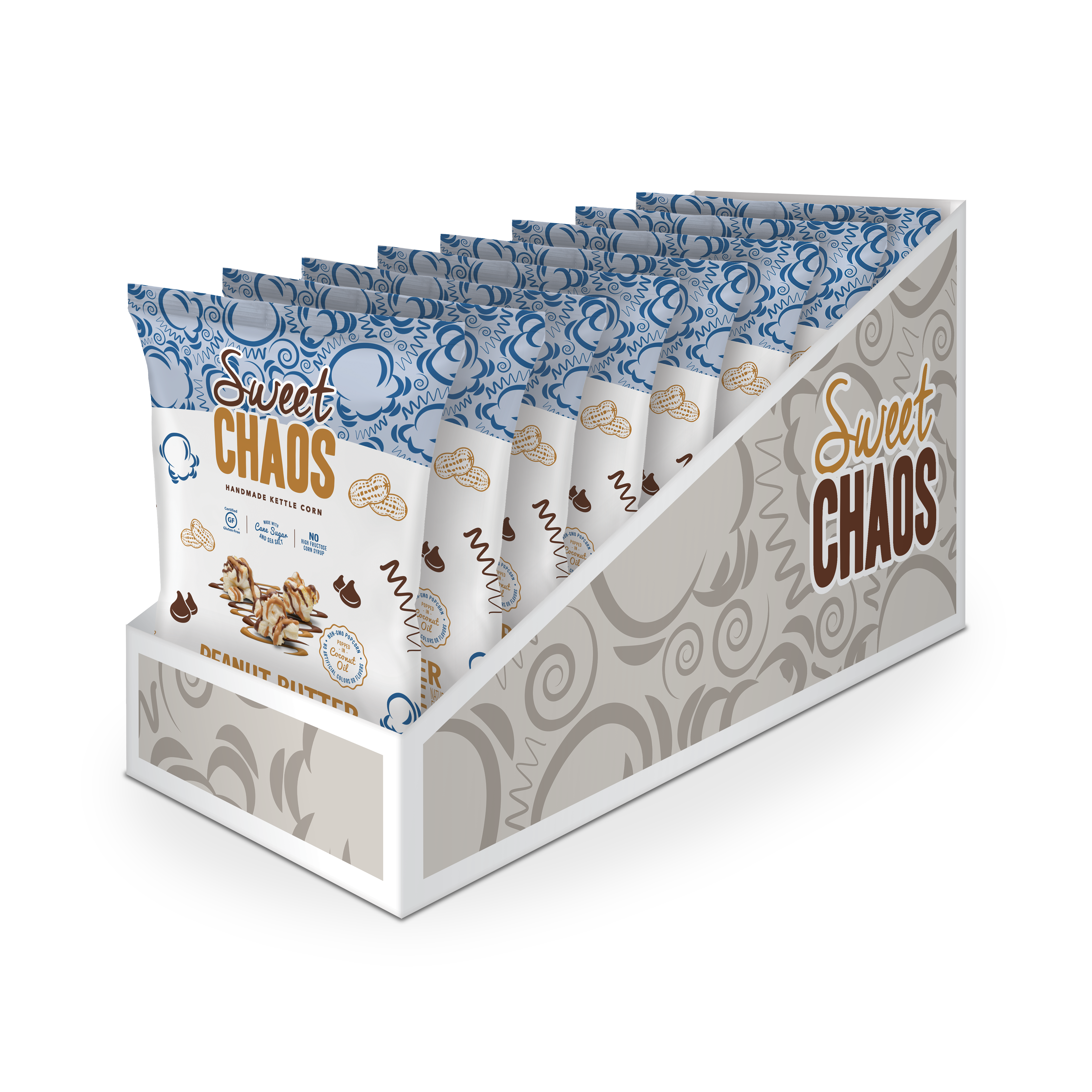 Sweet Chaos Peanut Butter Cup Drizzle 1.5 Ounce Size - 8 Per Case.
