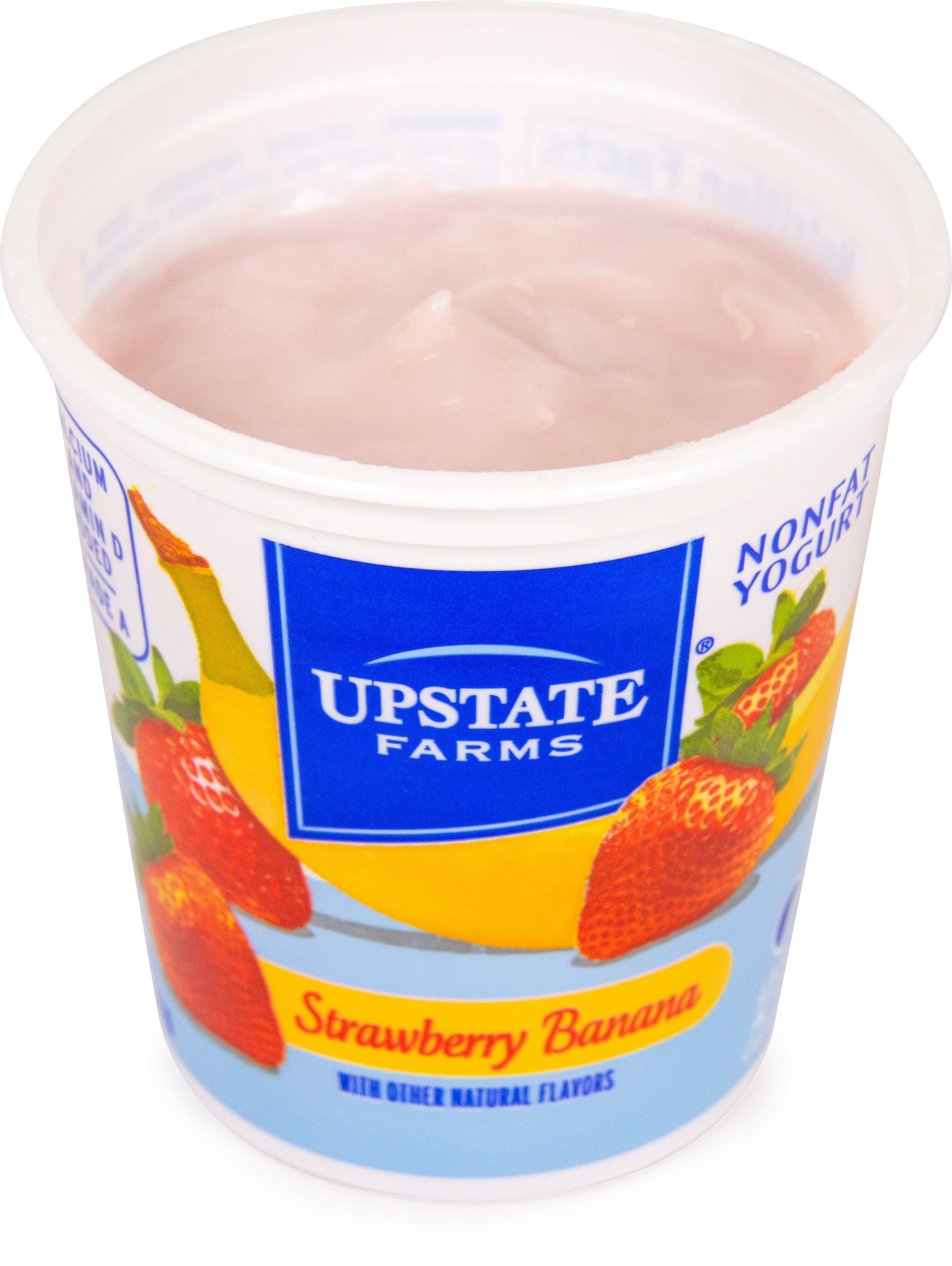 Upstate Farms Nonfat Strawberrybanana Blended Yogurt 8 Ounce Size - 12 Per Case.