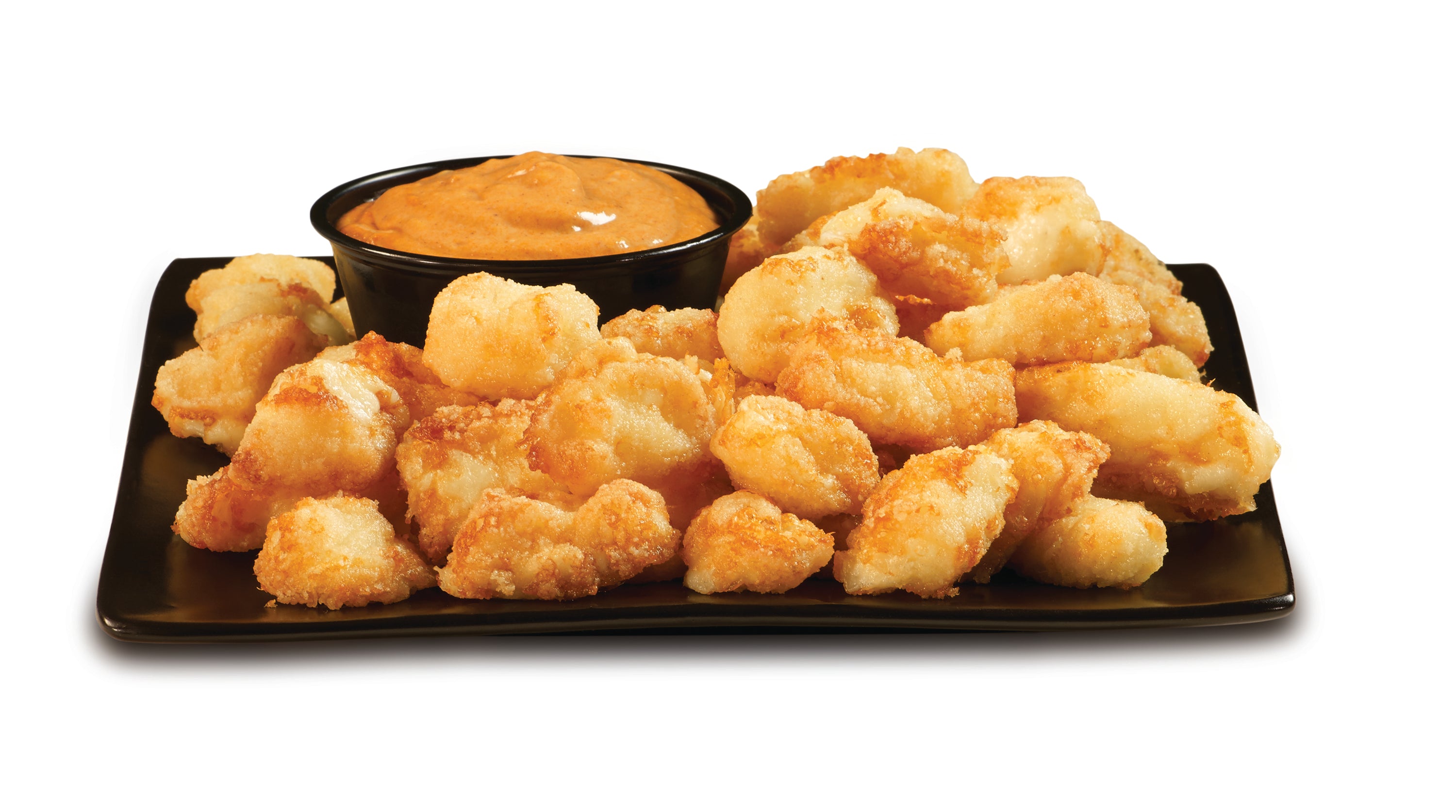 Trivers' Half Naked White Cheddar Curds 6.4 Ounce Size - 25 Per Case.