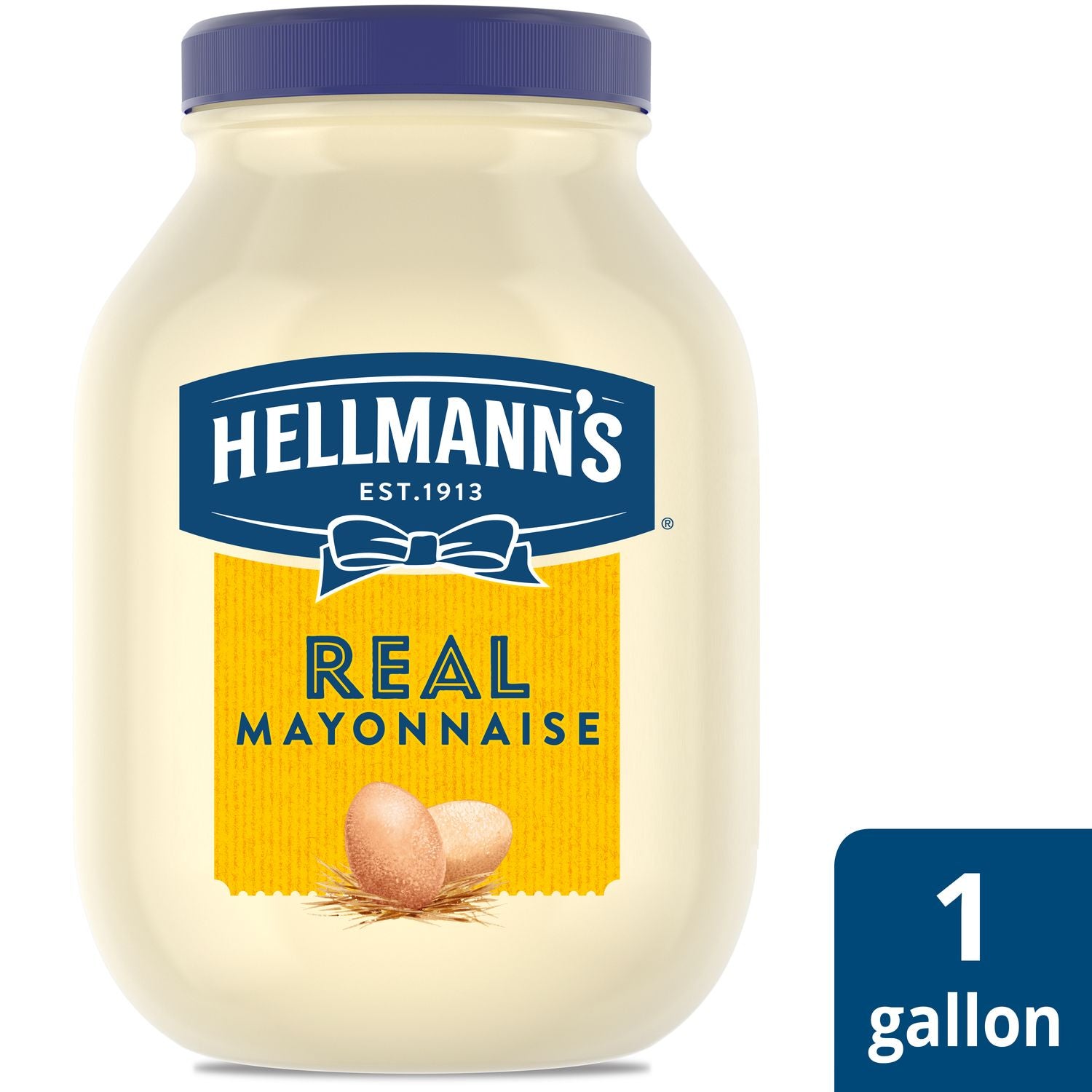 Hellmann's Mayonnaise Real Mayonnaise made With Cage Free Eggs Ga 1 Gallon - 4 Per Case.
