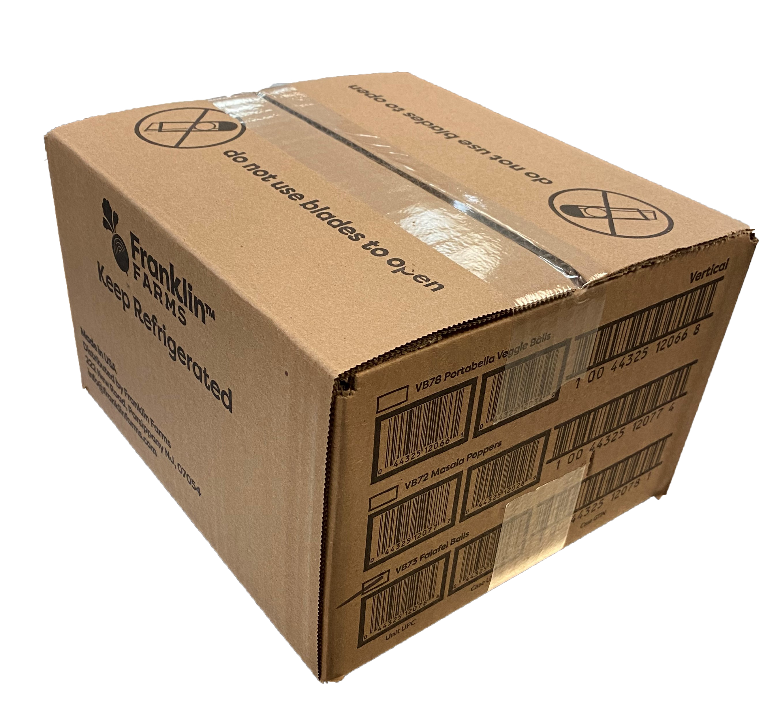 Franklin Farms Falafel Balls Vertical 9 Ounce Size - 6 Per Case.