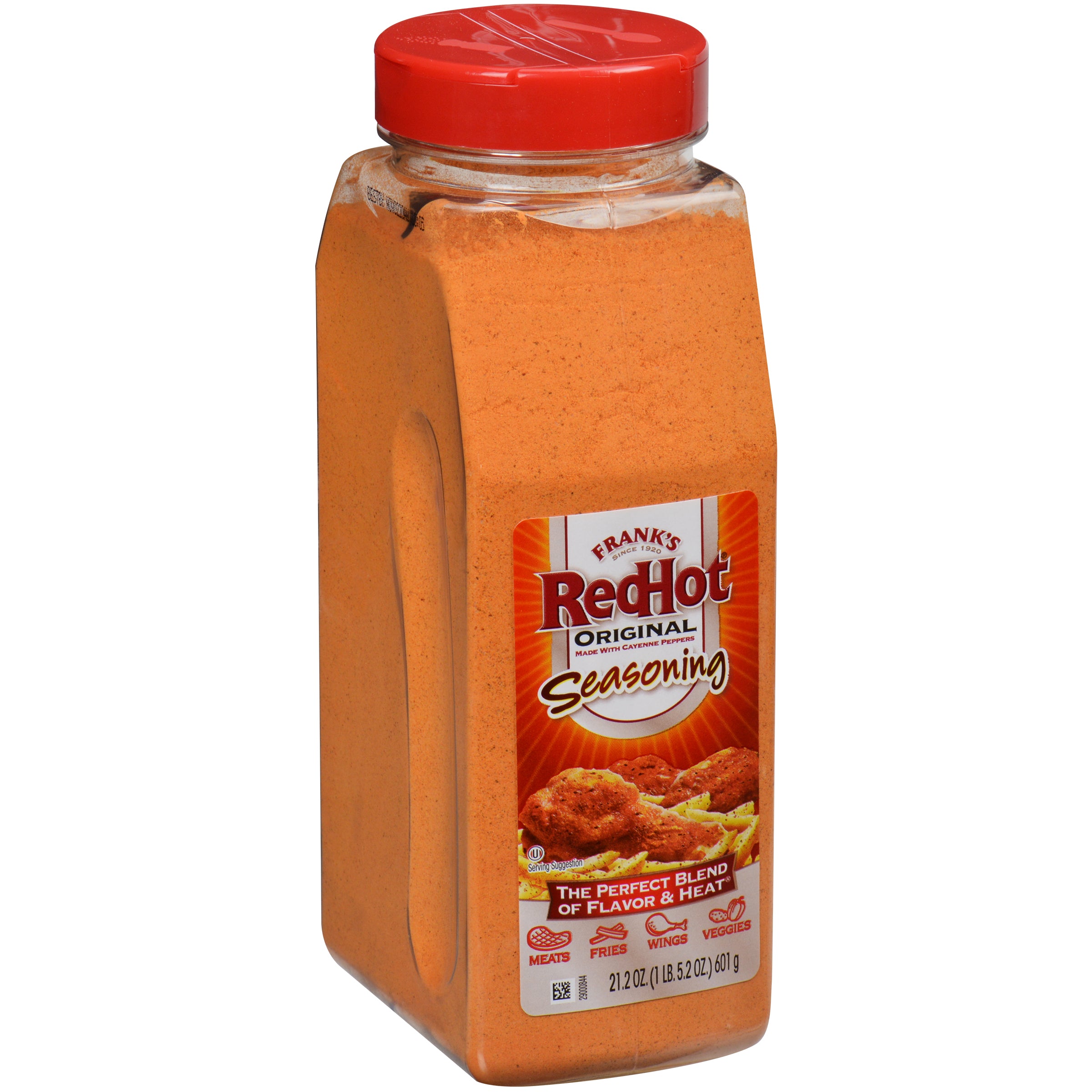 Frank's Redhot Orginal Seasoning 610 Grams Each - 6 Per Case.