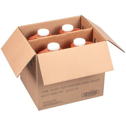 Texas Pete Sauce Hot Wing 1 Gallon - 4 Per Case.