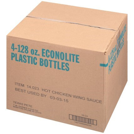 Texas Pete Sauce Hot Wing 1 Gallon - 4 Per Case.