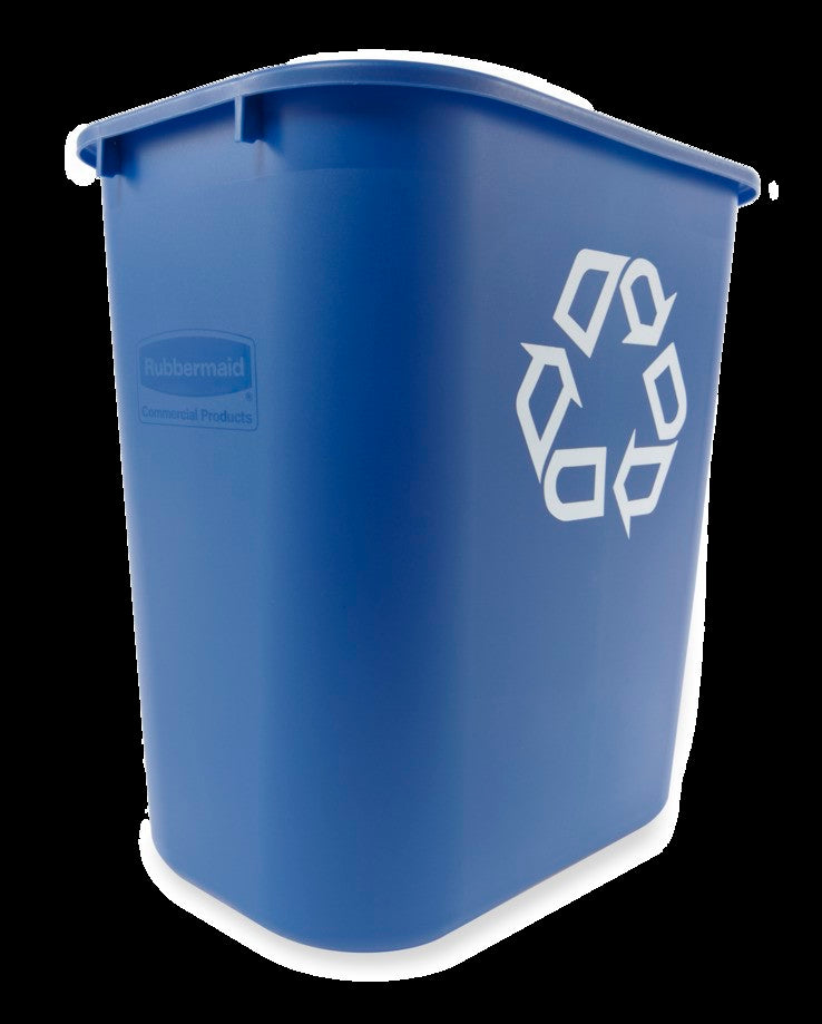 Recycling Container Medium Quart Blue 1 Count Packs - 12 Per Case.