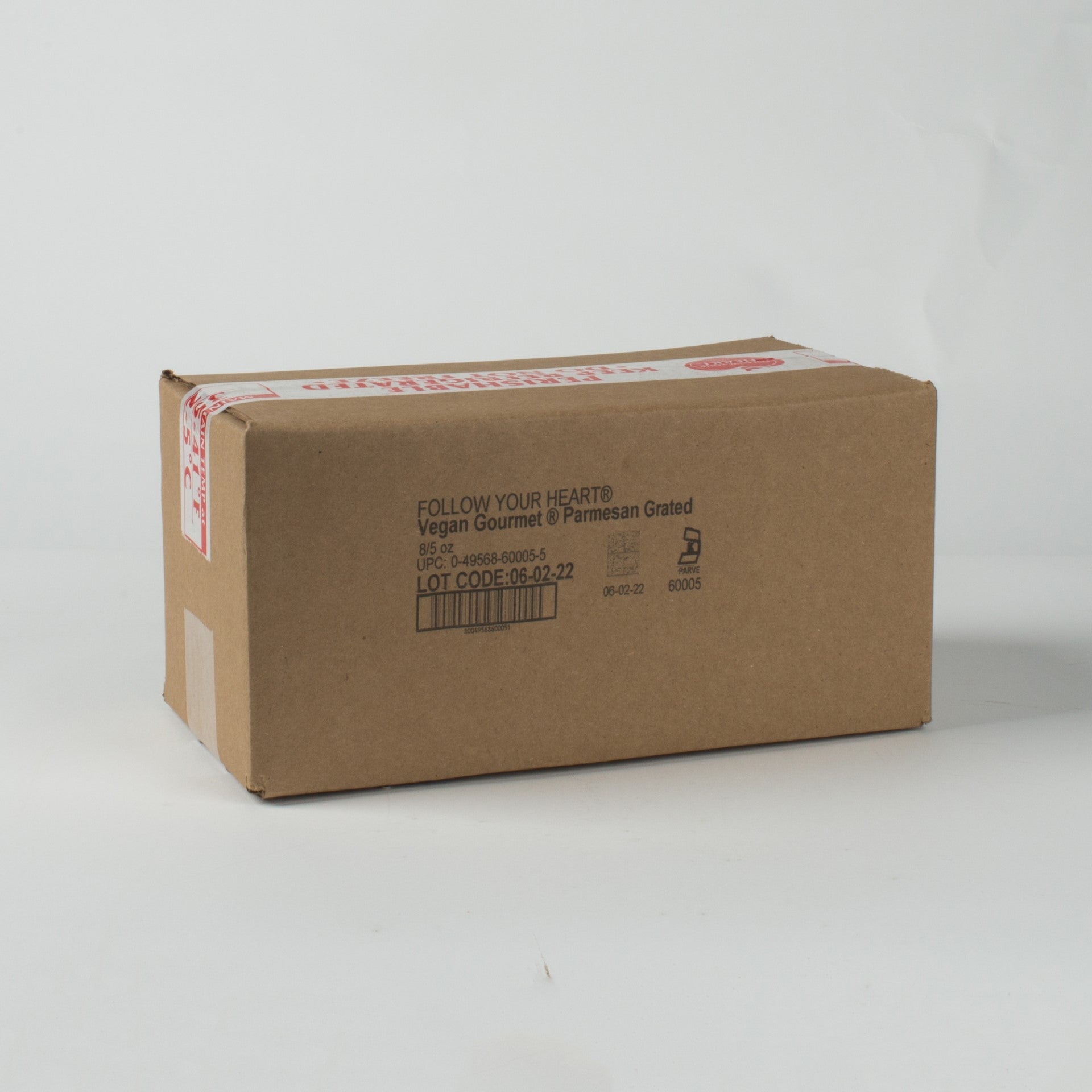 Parmesan Grated Vegan Cheese 5 Ounce Size - 8 Per Case.