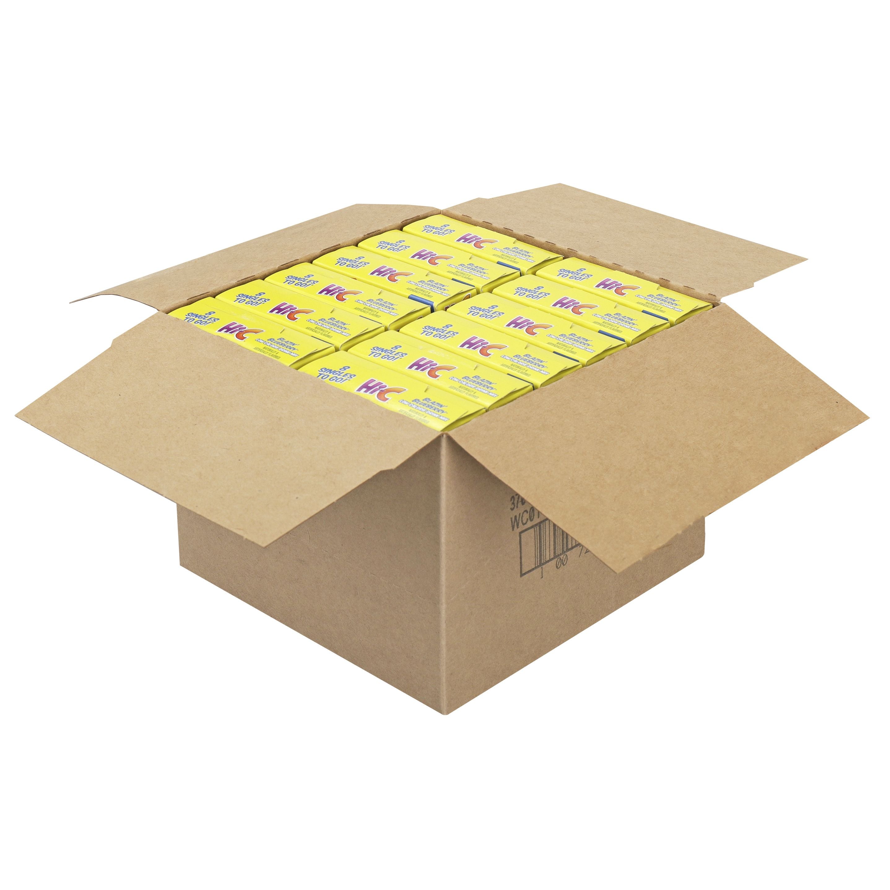 Hi-C Blueberry Sugar Free Singles 8 Count Packs - 12 Per Case.