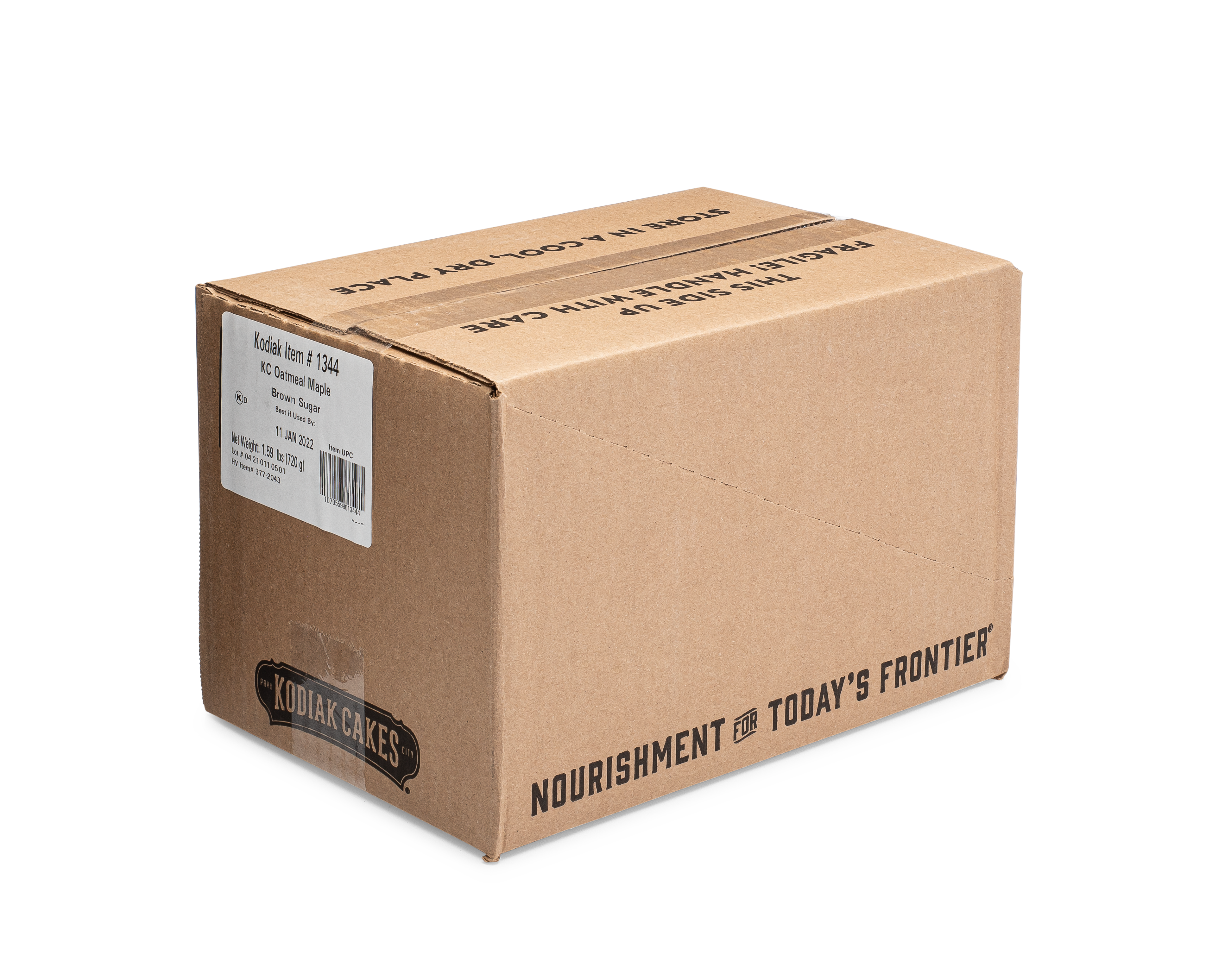 Kodiak Cakes Maple Brown Sugar Oatmeal In Acup 2.12 Ounce Size - 12 Per Case.