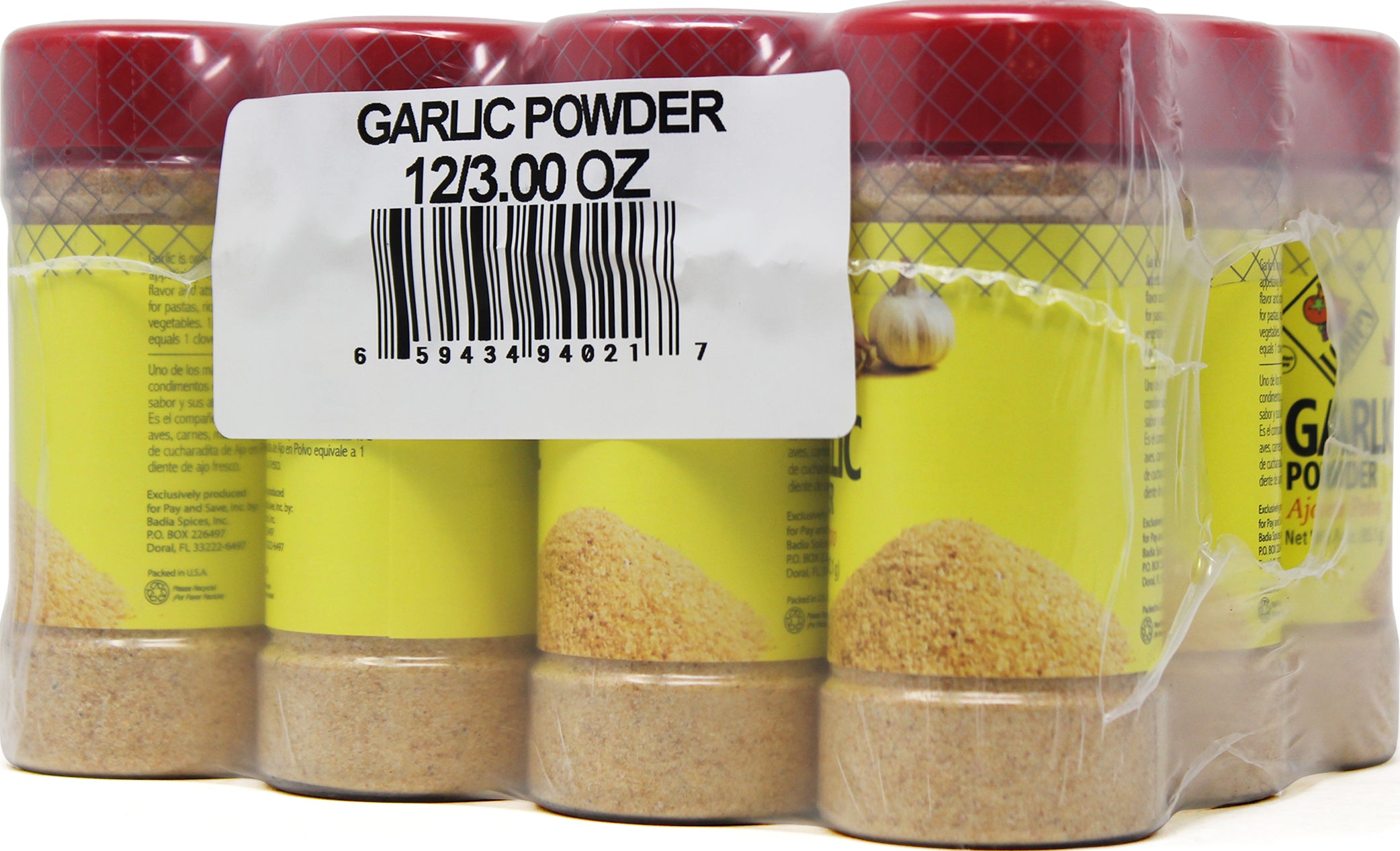 Garlic Powder - 3 oz - Badia Spices