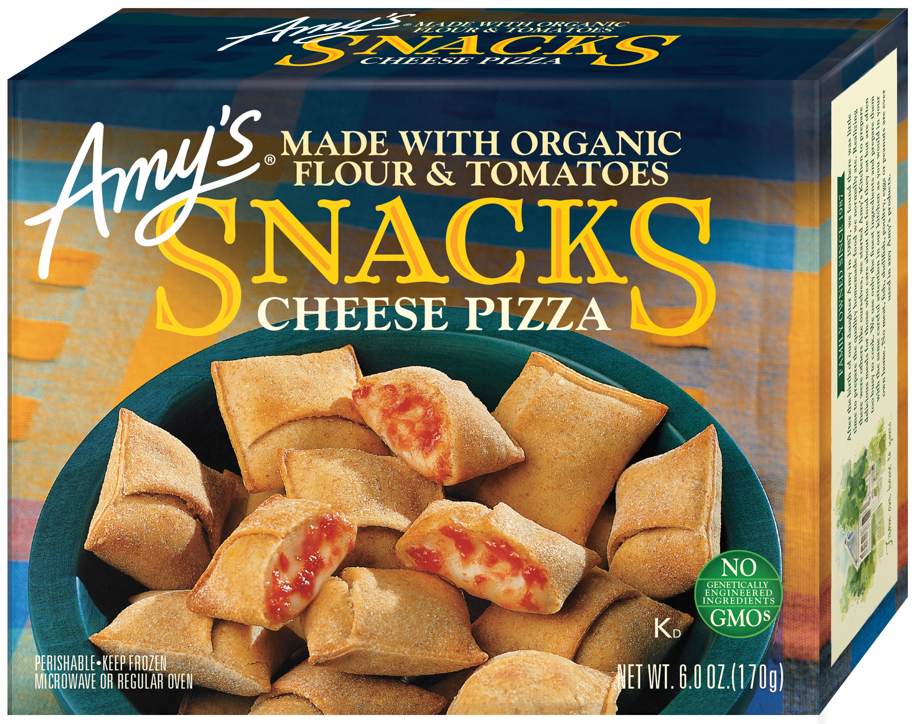 Cheese Pizza Snacks 6 Ounce Size - 12 Per Case.