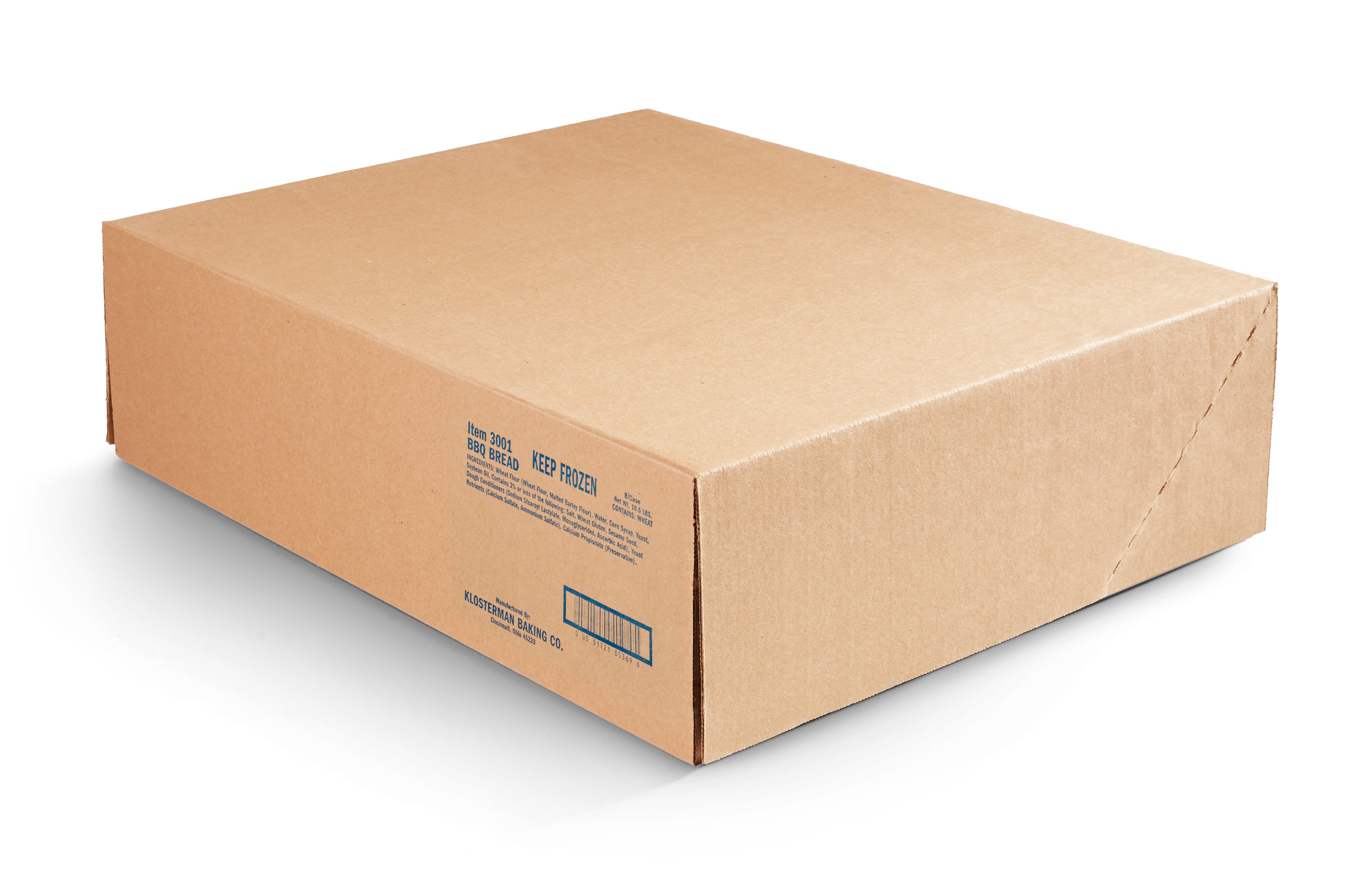 Klosterman Clustered Seeded BBQ Bread 8 Each - 1 Per Case.