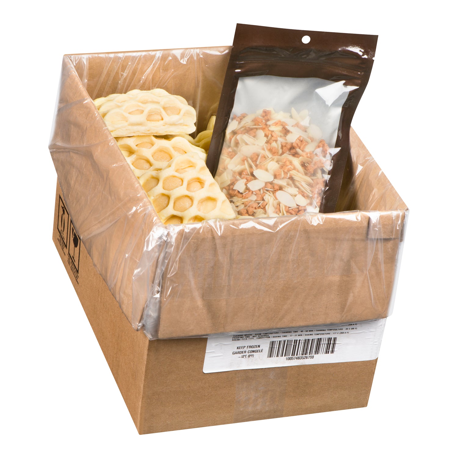 Ready To Bake Caramel Almond Delicacy 3.2 Ounce Size - 36 Per Case.
