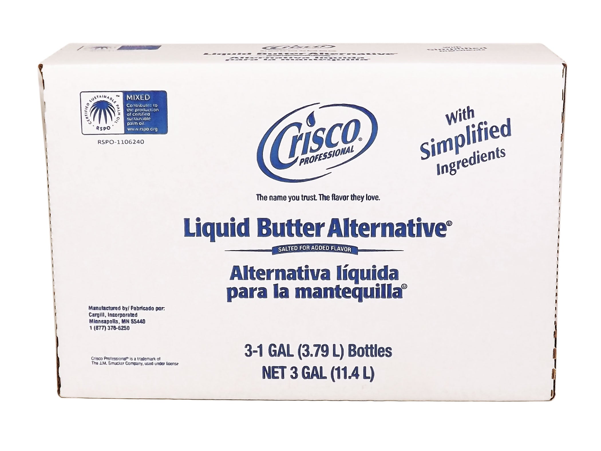 Wesson Move Over Beyond Butter Liquid Butter Alternative, 1 Gallon -- 3 per  case