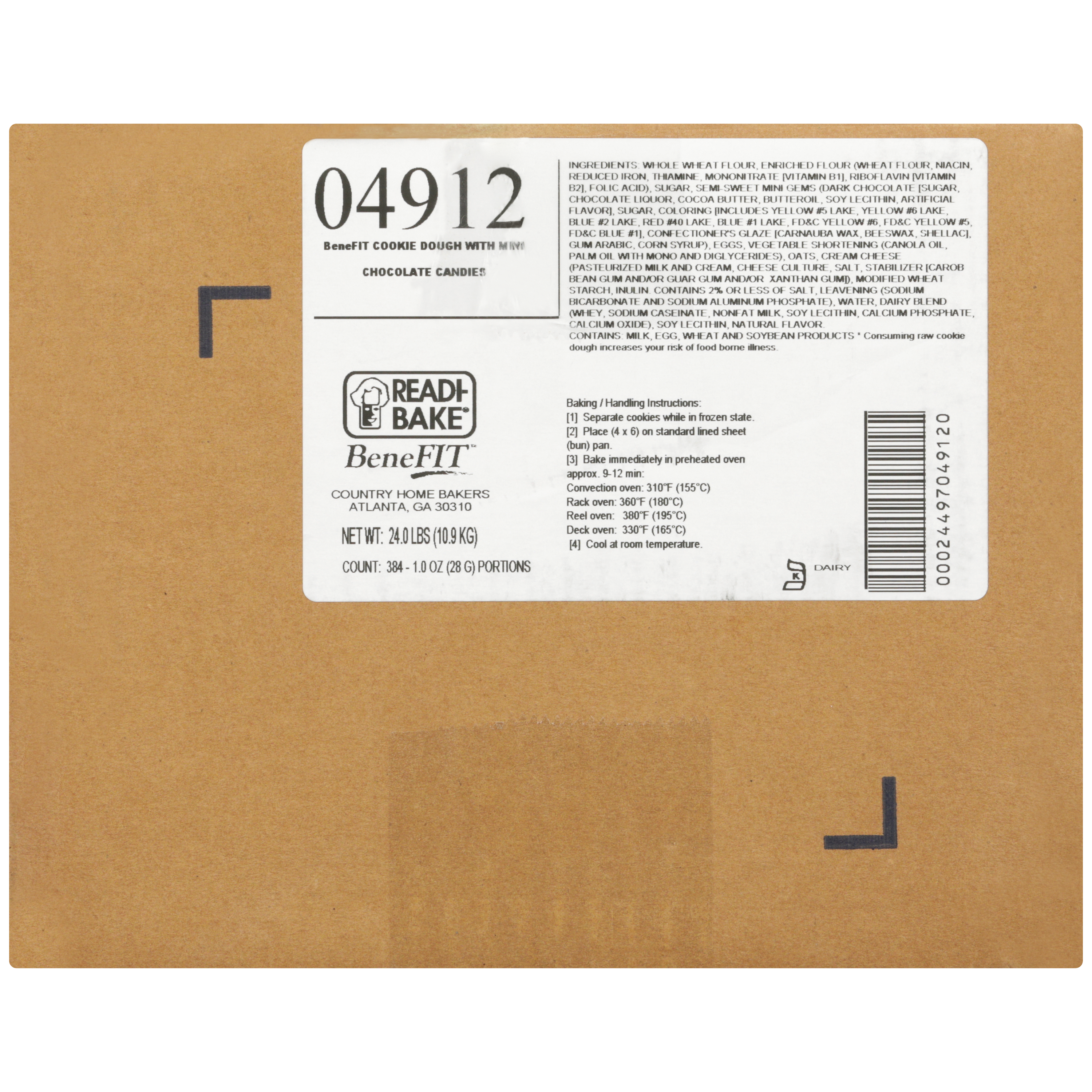 Benefit Candy Shoppe Cookie Dough 1 Ounce Size - 384 Per Case.