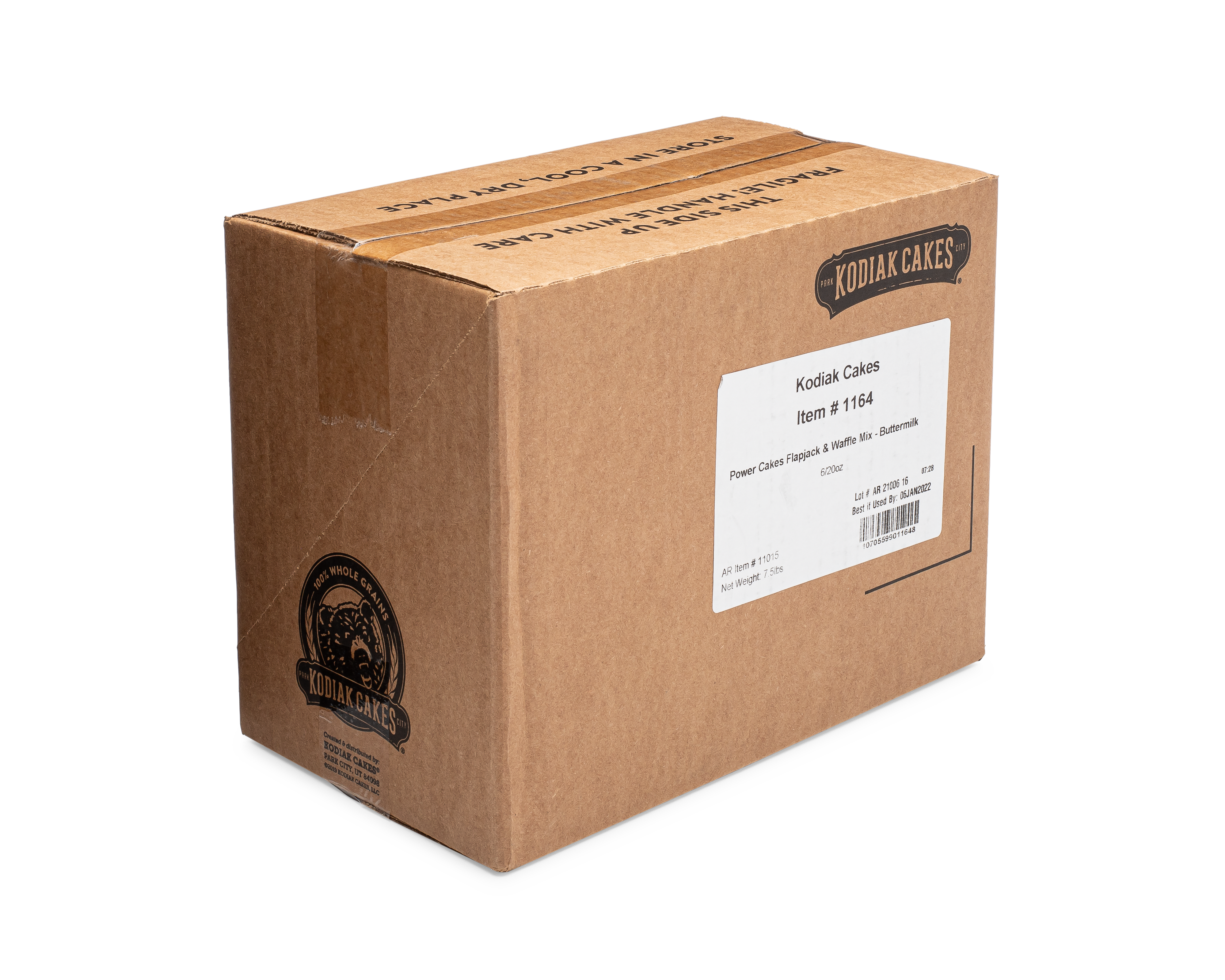 Kodiak Cakes Buttermilk Power Cakes 20 Ounce Size - 6 Per Case.