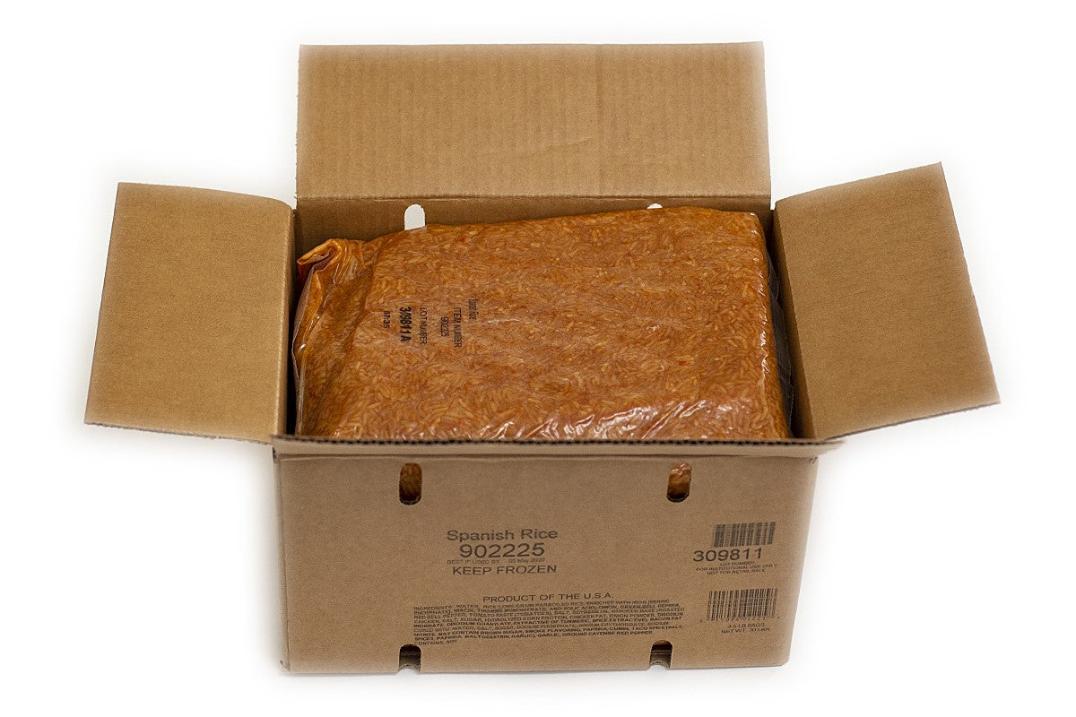 Taste Traditions Spanish Rice Keep Frozen Andauthentic Flavors 5 Pound Each - 4 Per Case.