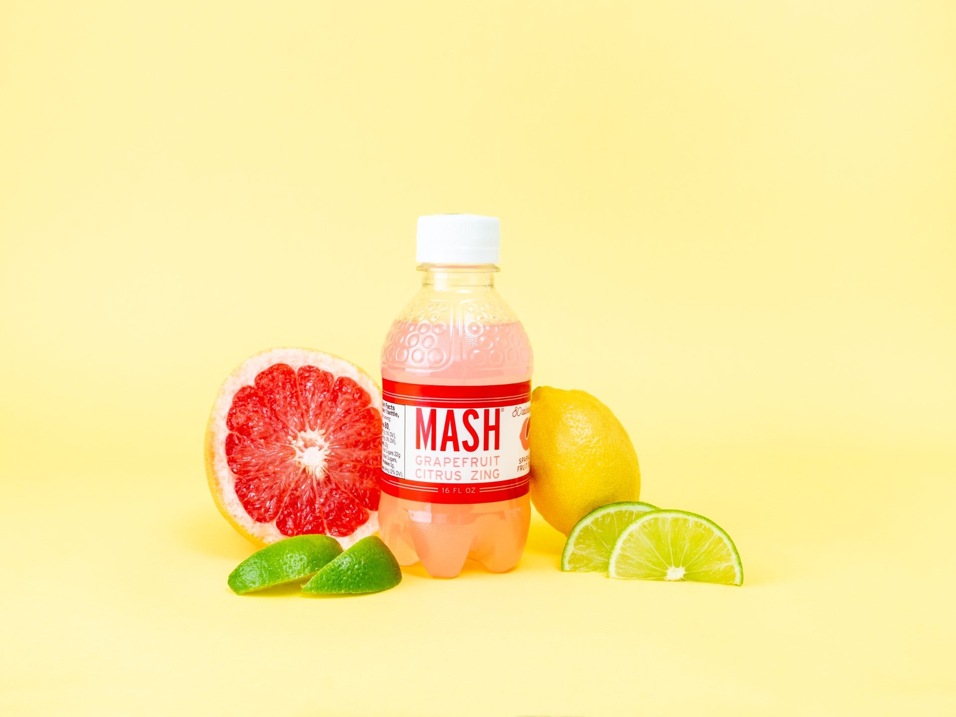 Mash Grapefruit Citrus 16 Fluid Ounce - 12 Per Case.