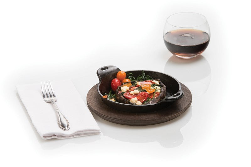 Lodge Server Cast Iron Round Mini 1 Each - 6 Per Case.