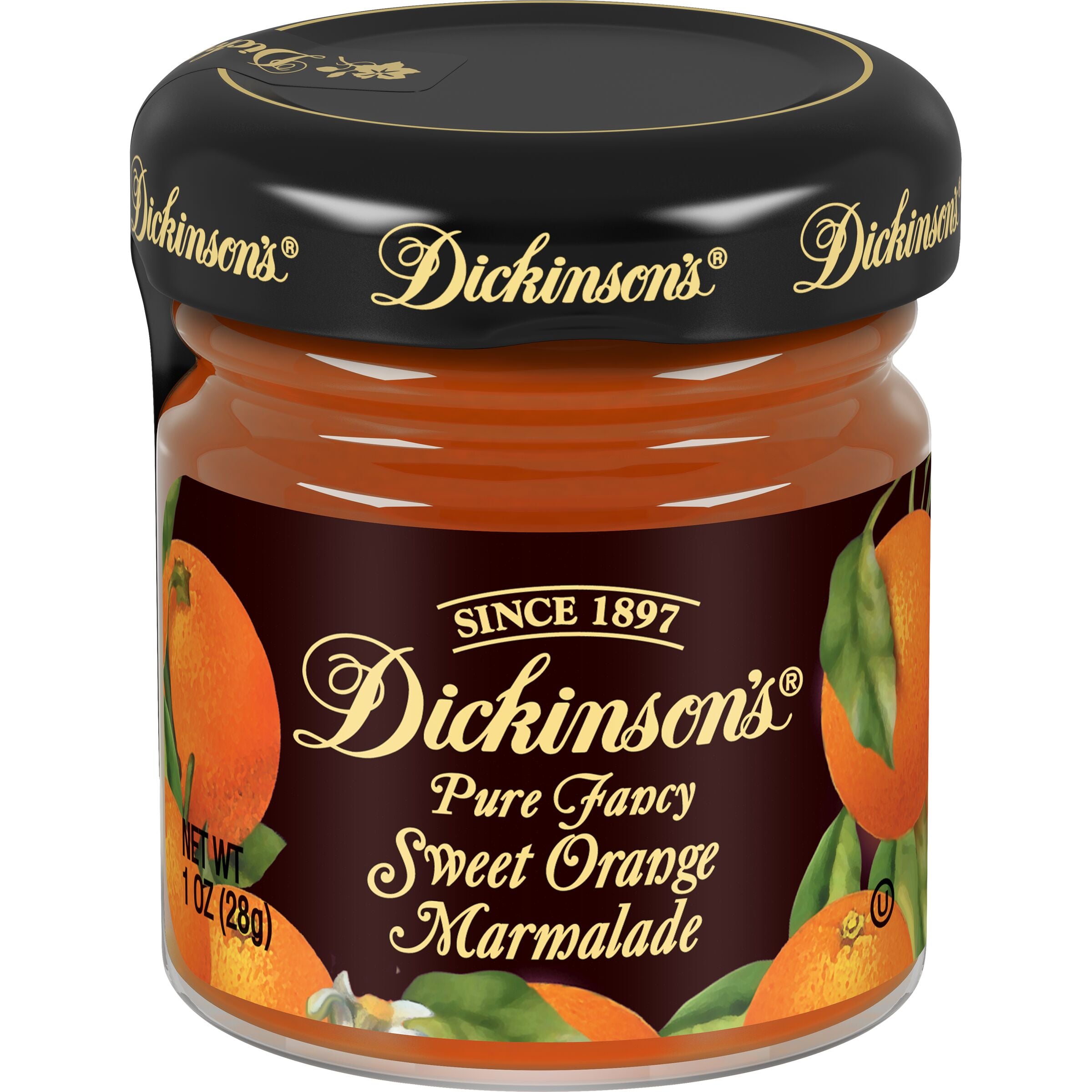 Dickinson Orange Marmalade 1 Ounce Size - 4.5 Pound Per Case.