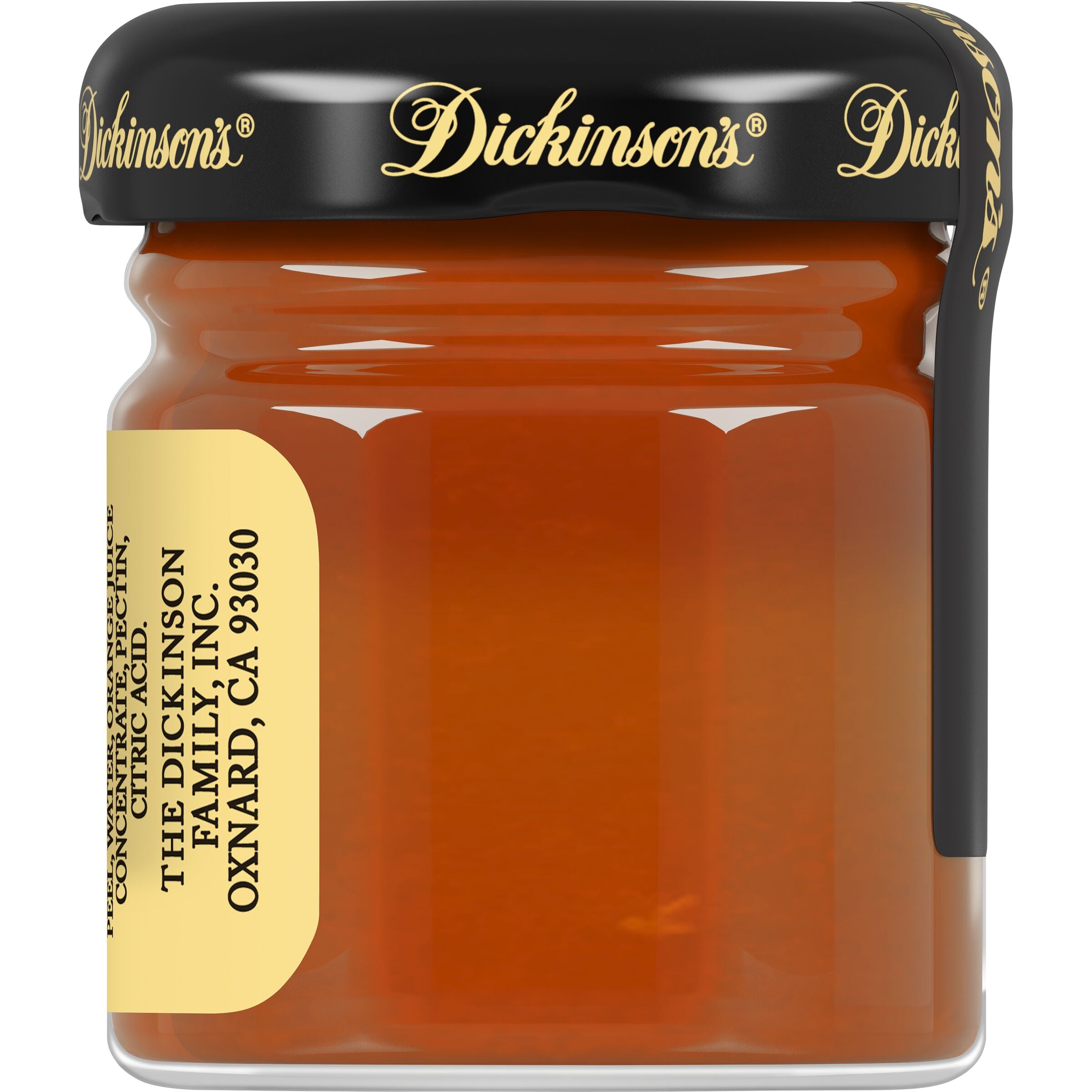 Dickinson Orange Marmalade 1 Ounce Size - 4.5 Pound Per Case.