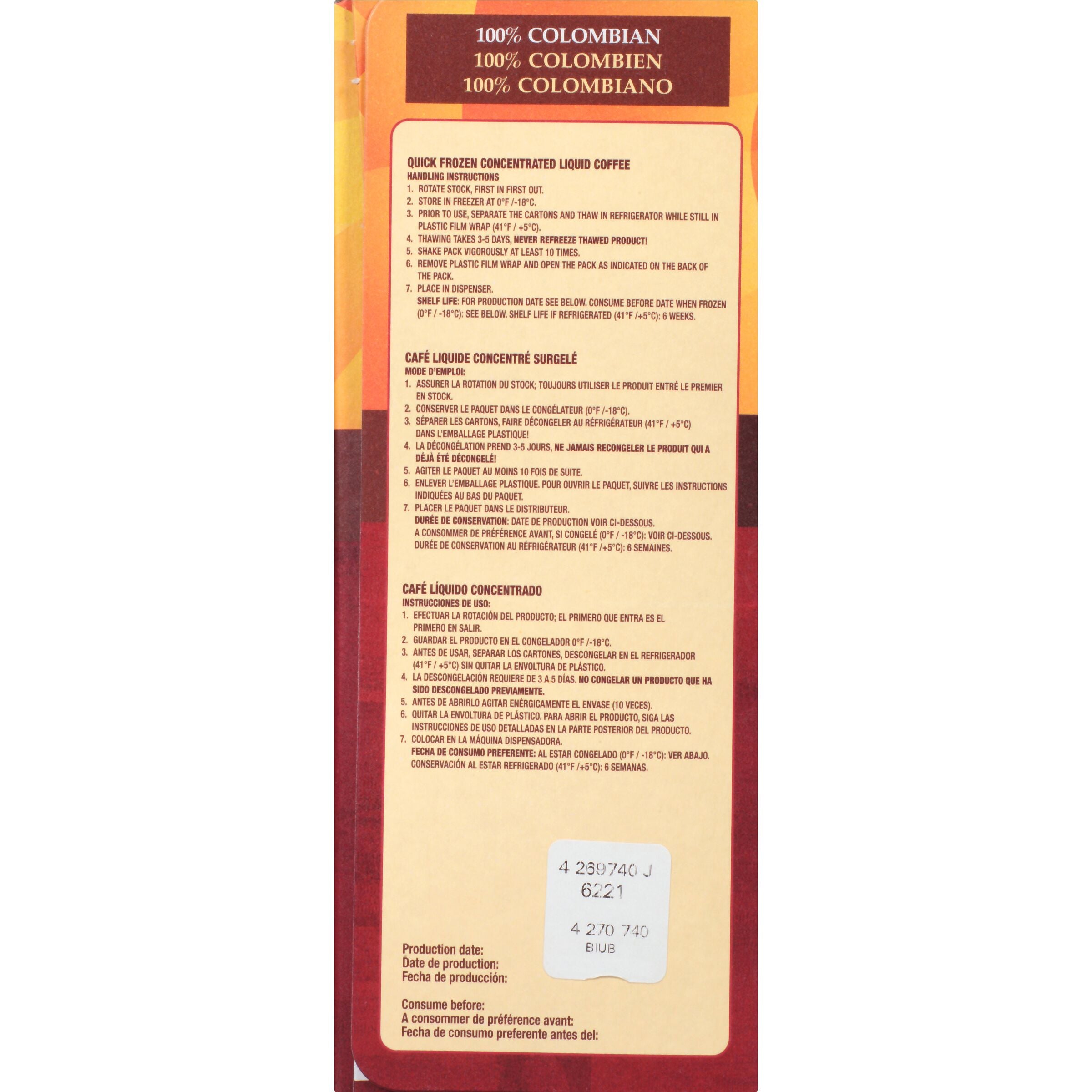 Folgers Colombian Count 2 Liter - 2 Per Case.