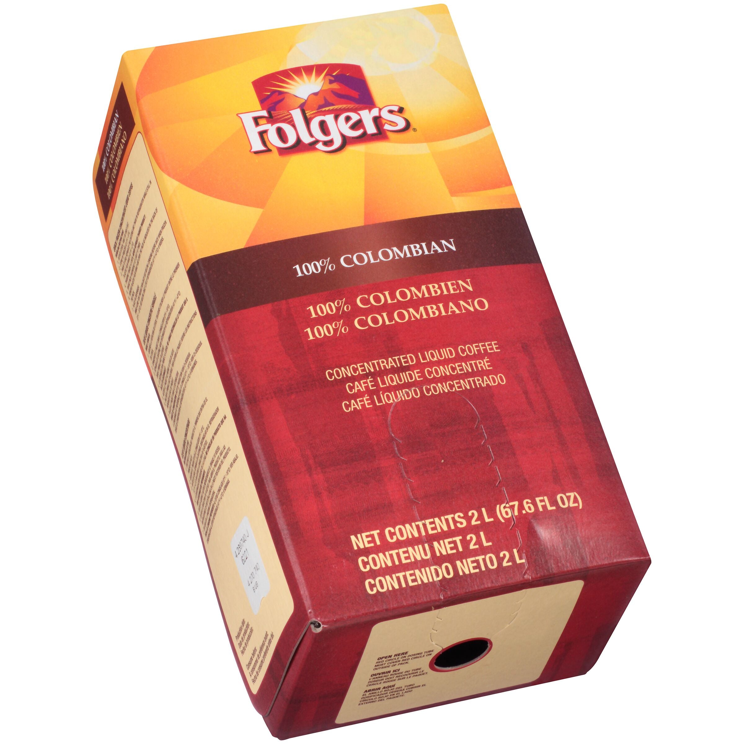 Folgers Colombian Count 2 Liter - 2 Per Case.